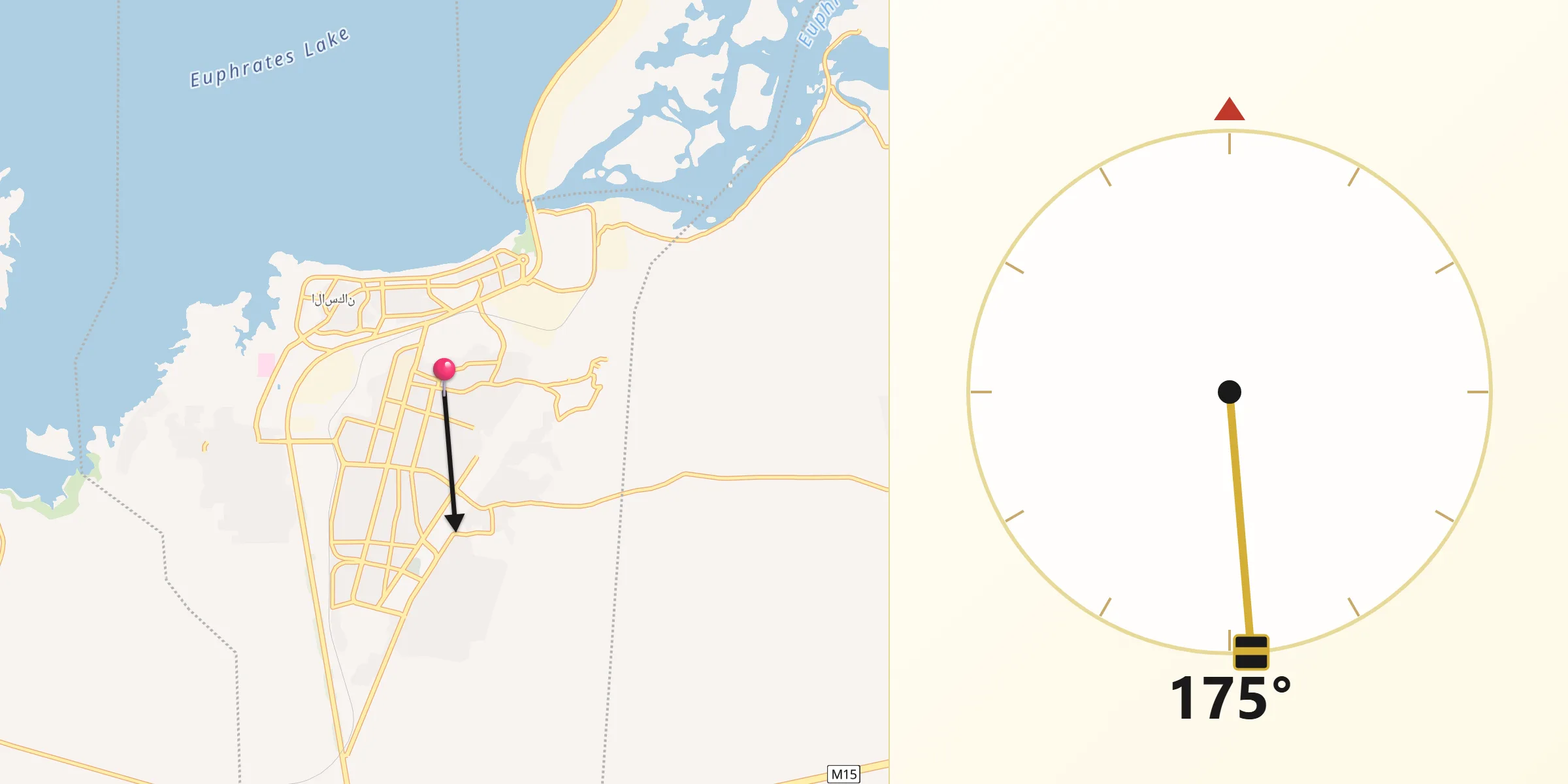 اتجاه القبلة من ثورة