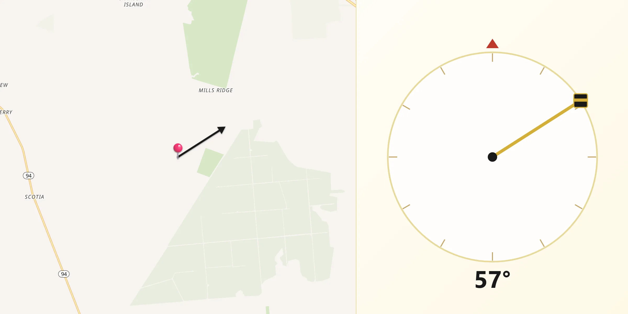 Qibla Direction from Tyrrell