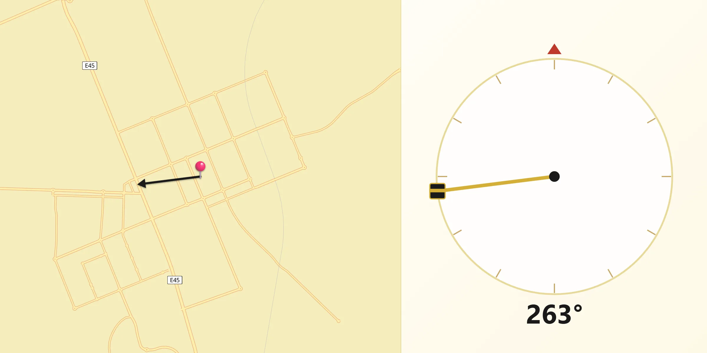 Qibla Direction from National City