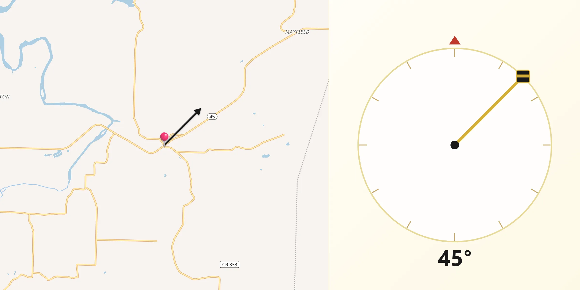 Qibla Direction from Goshen