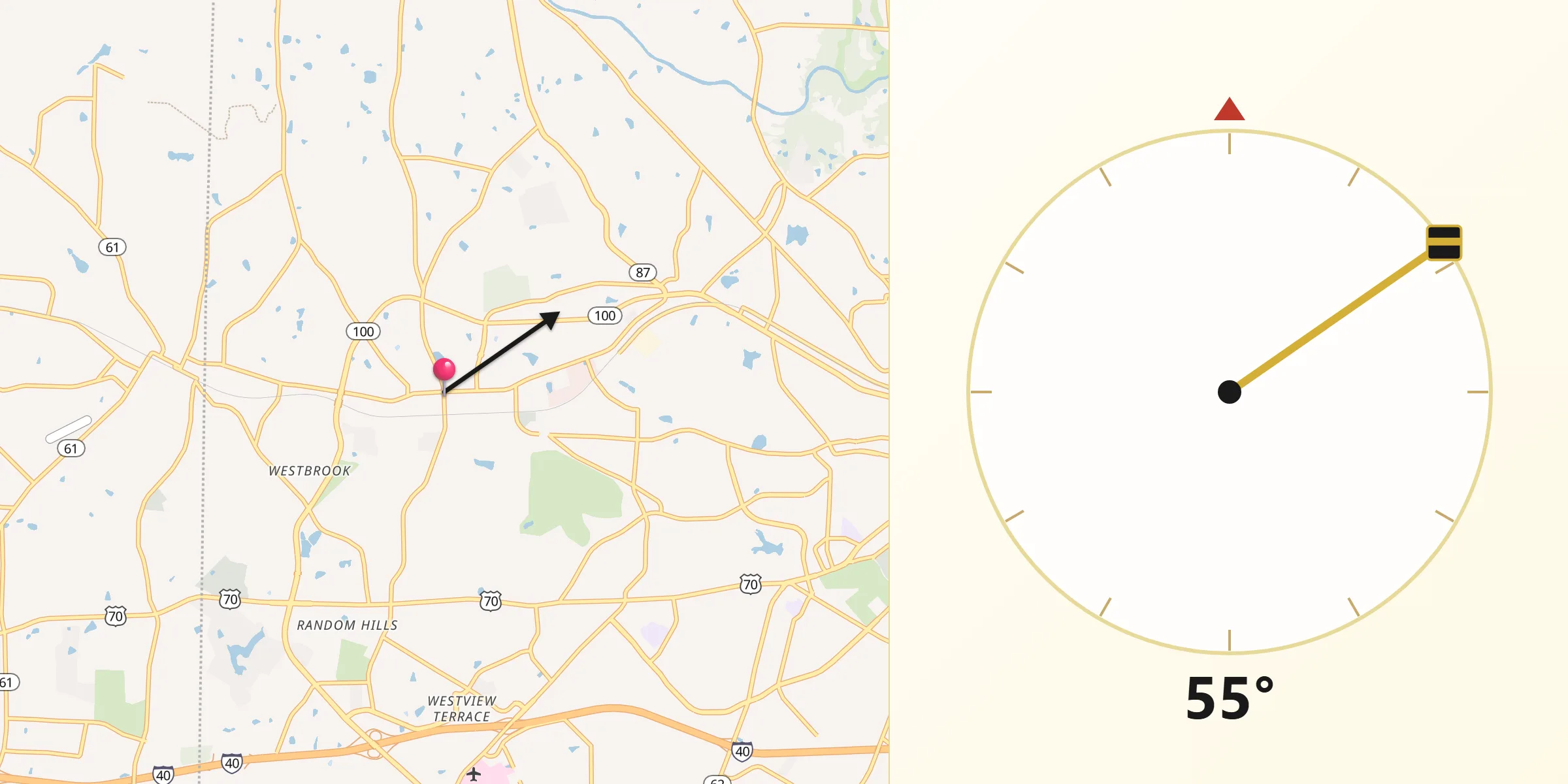 Qibla Direction from Elon