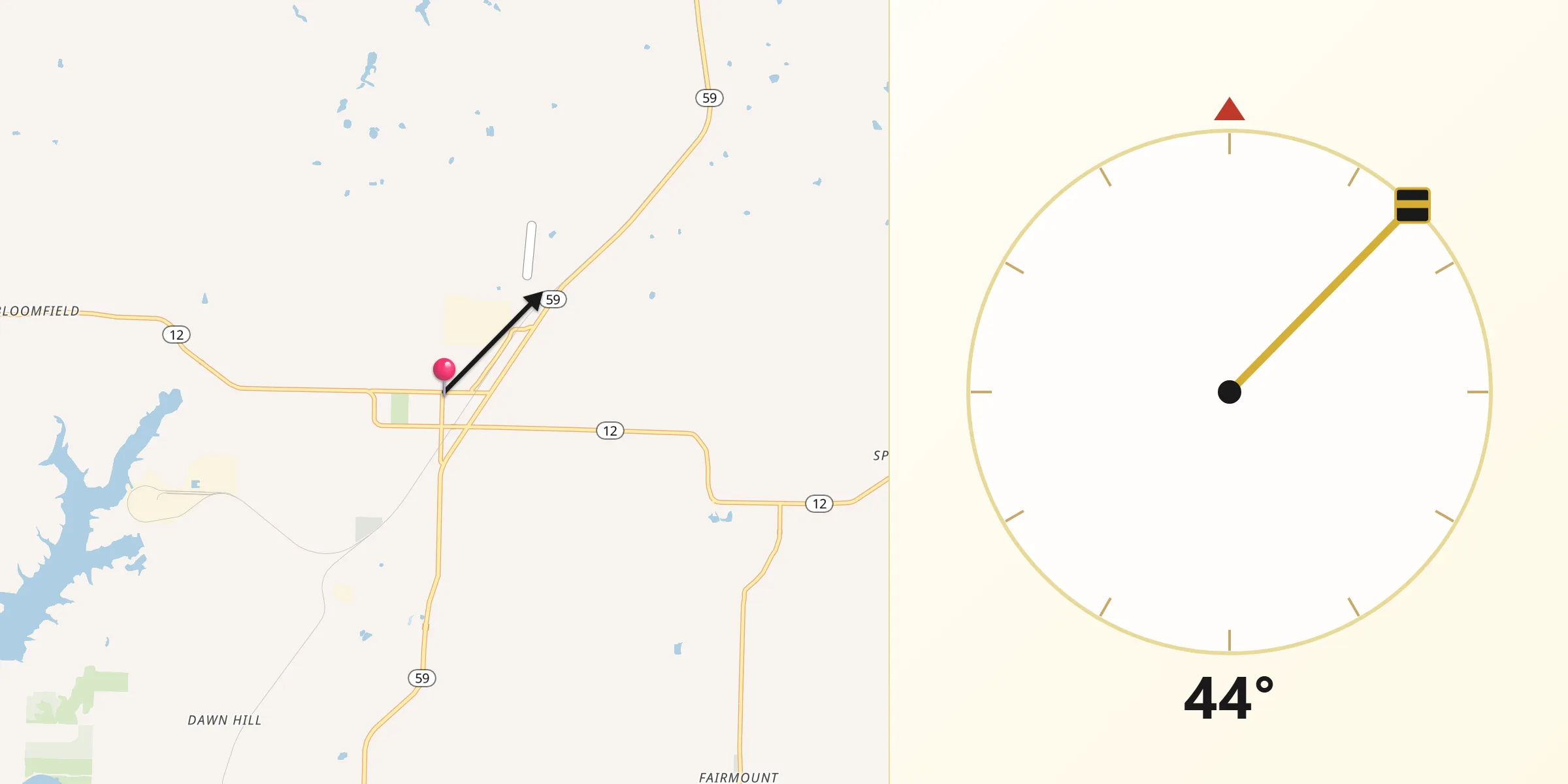 Qibla Direction from Gentry