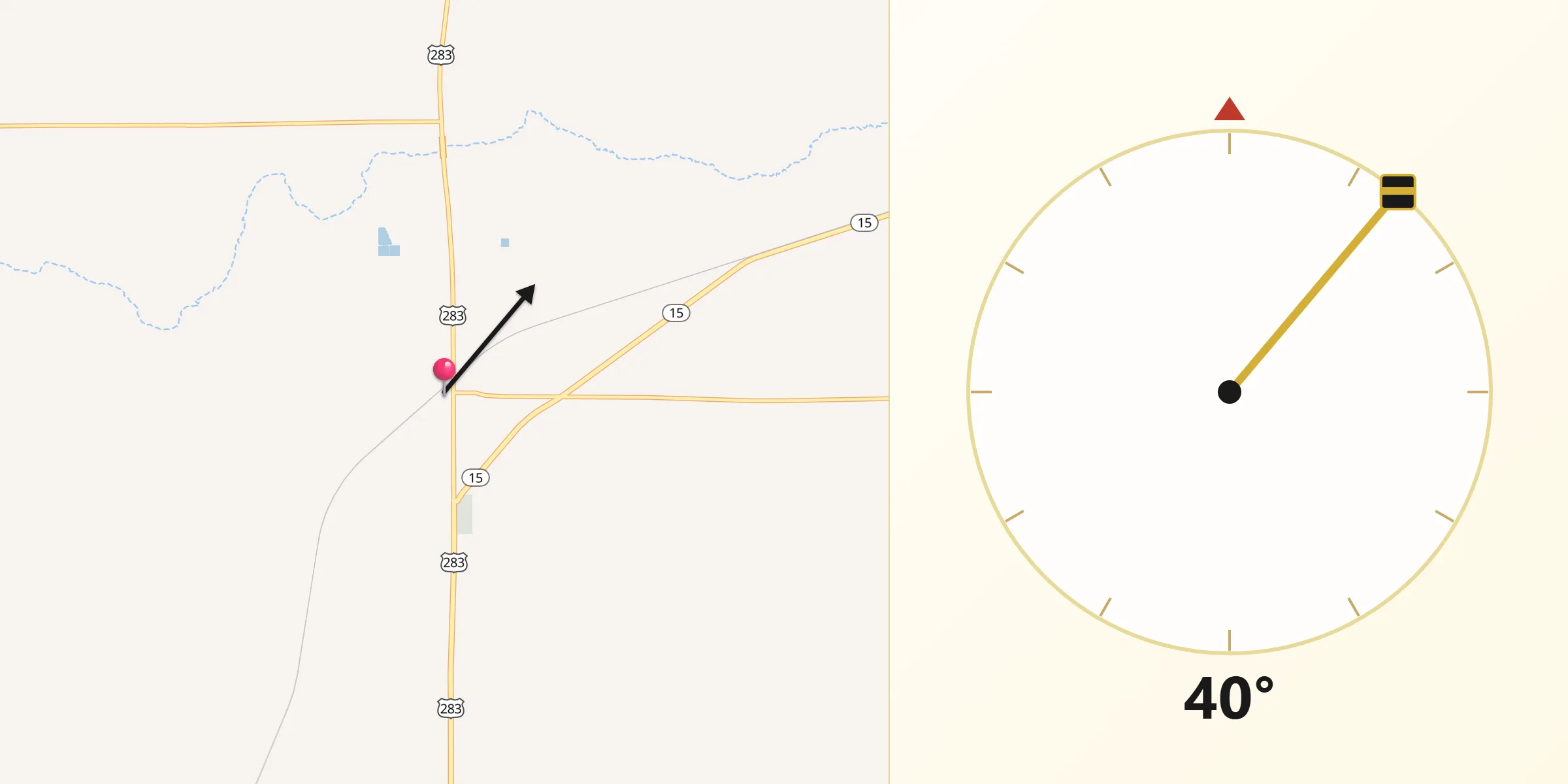 Qibla Direction from Shattuck
