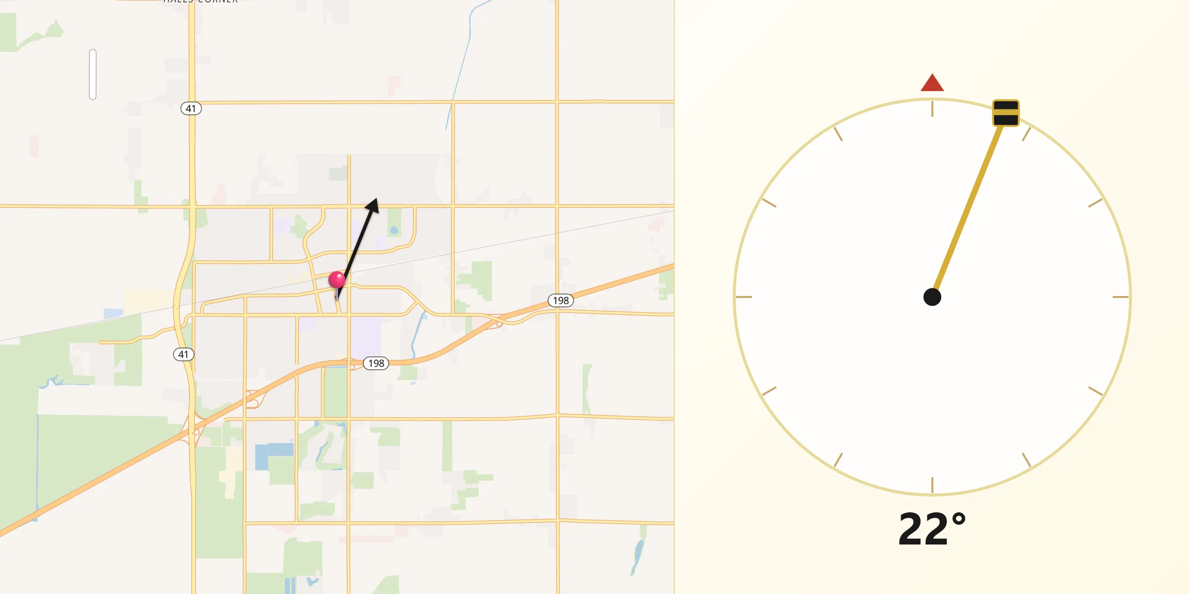 Qibla Direction from Lemoore