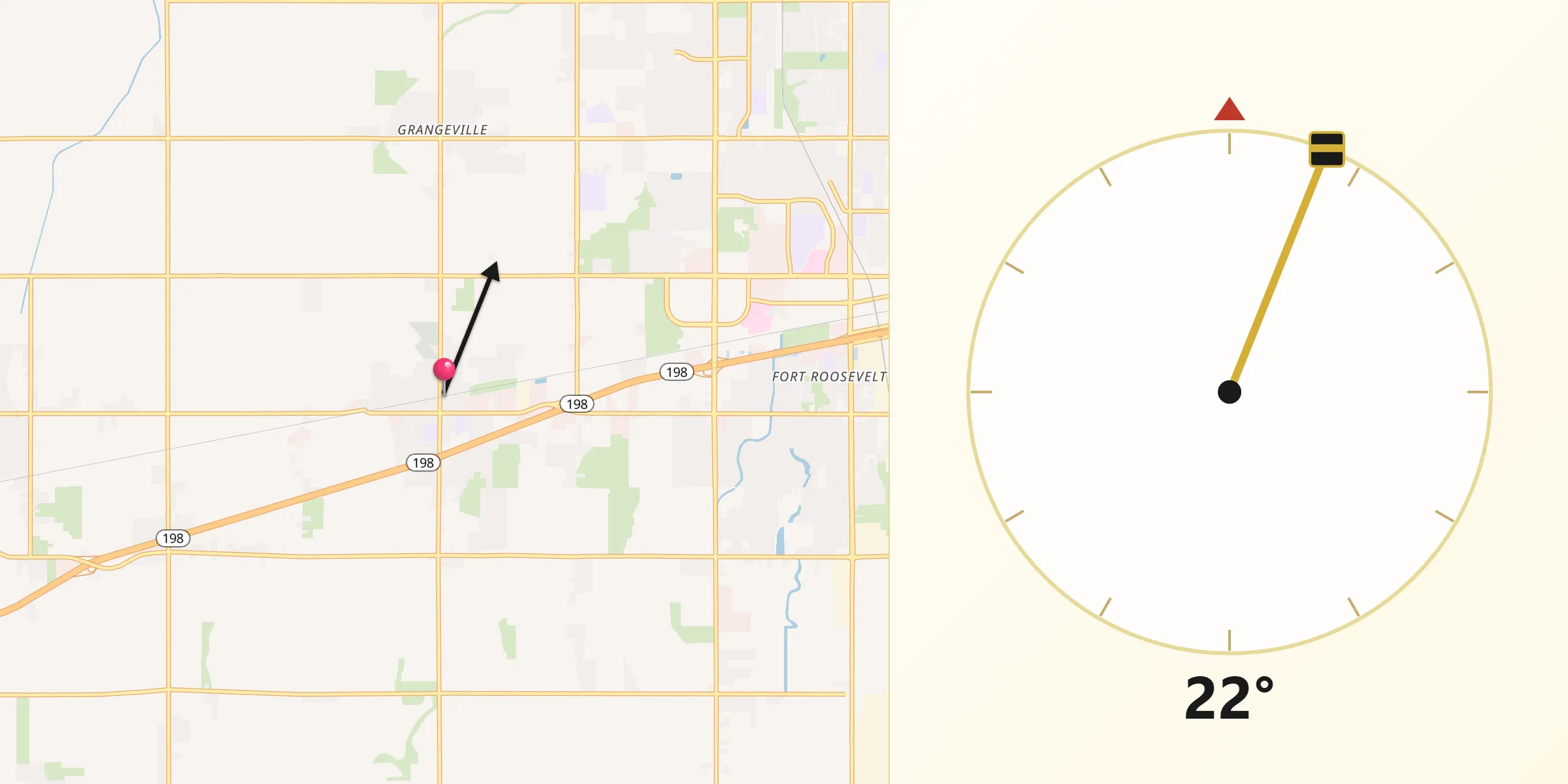Qibla Direction from Armona