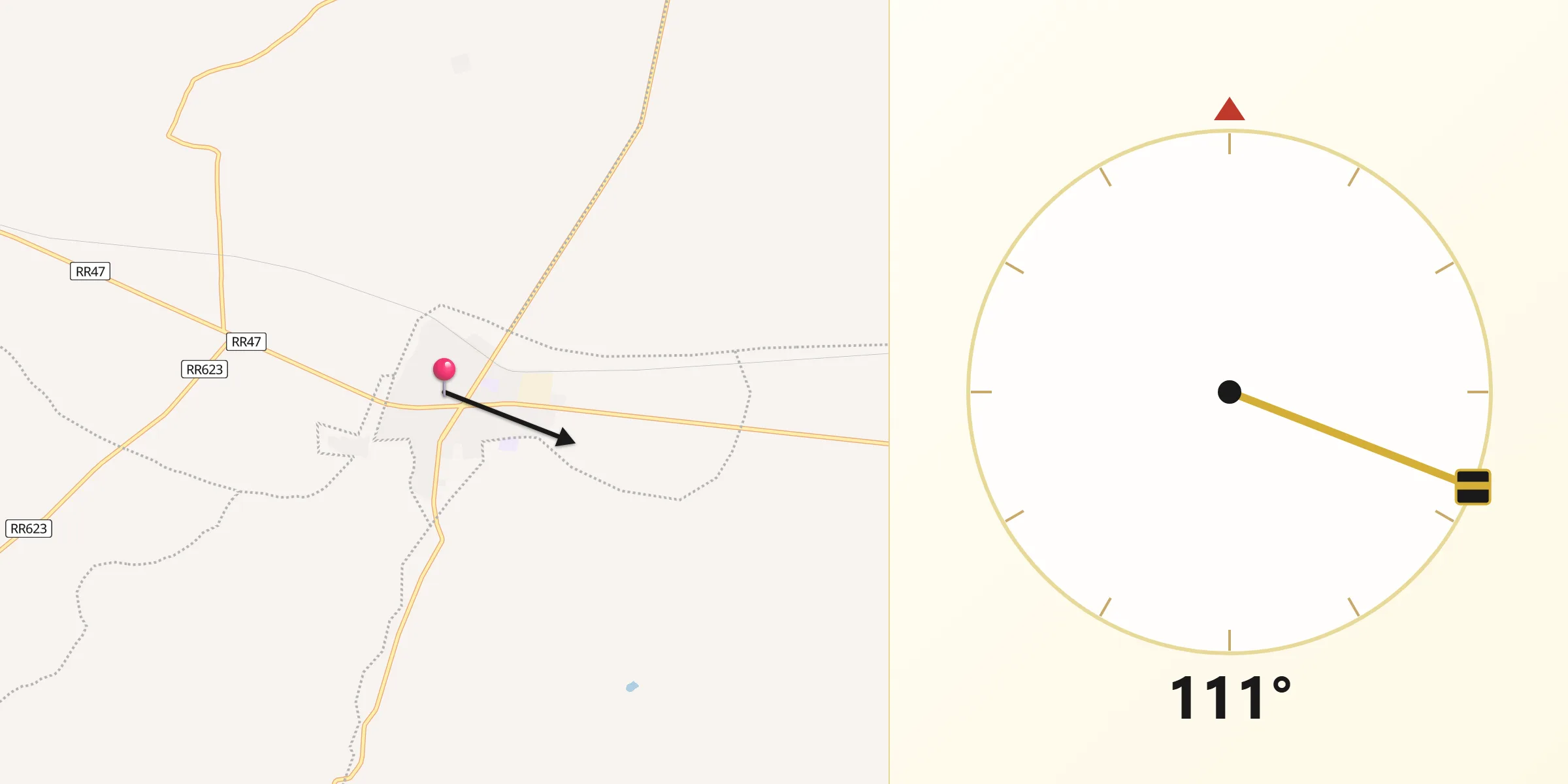 اتجاه القبلة من بوعرادة