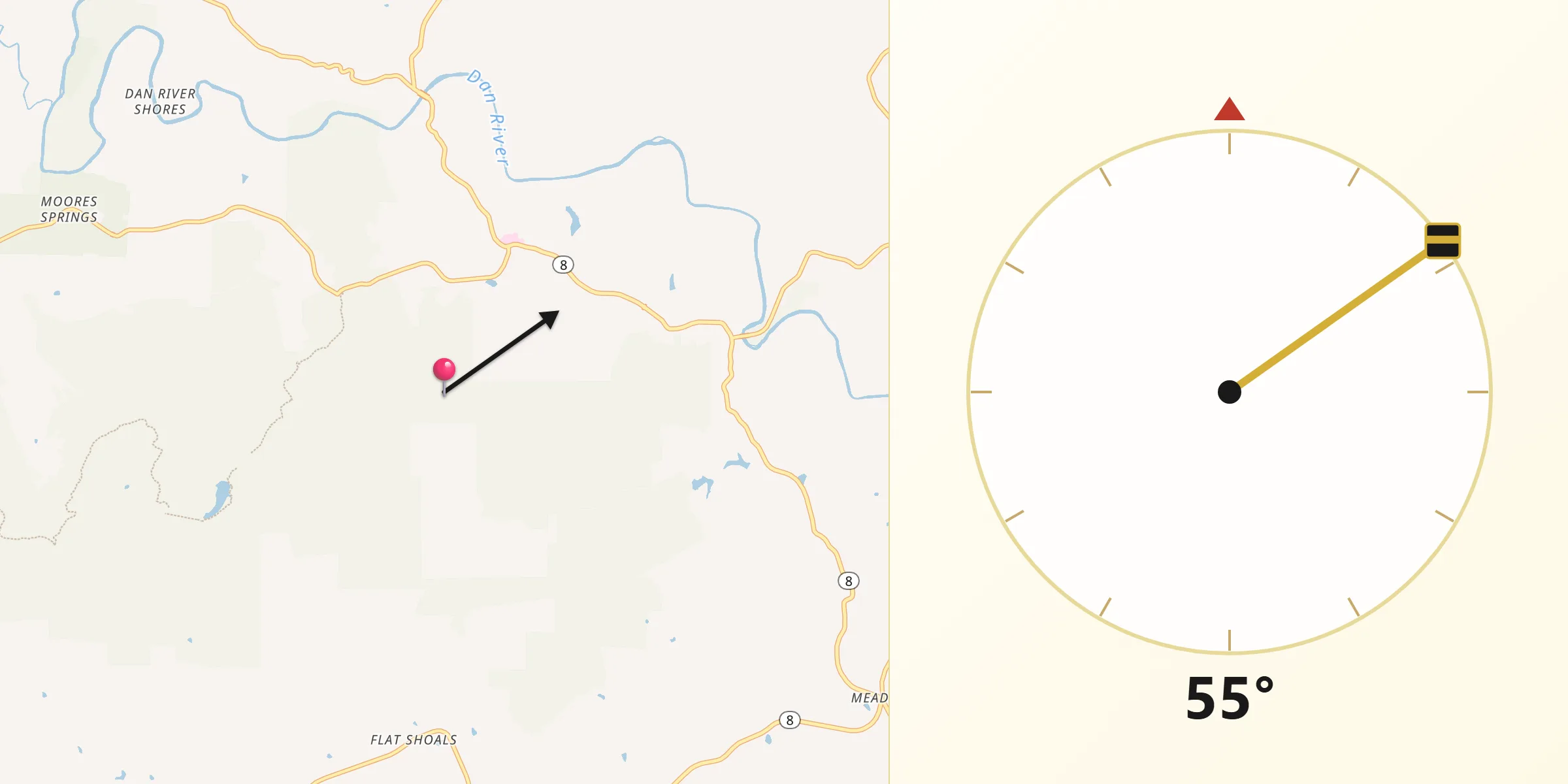 Qibla Direction from Stokes
