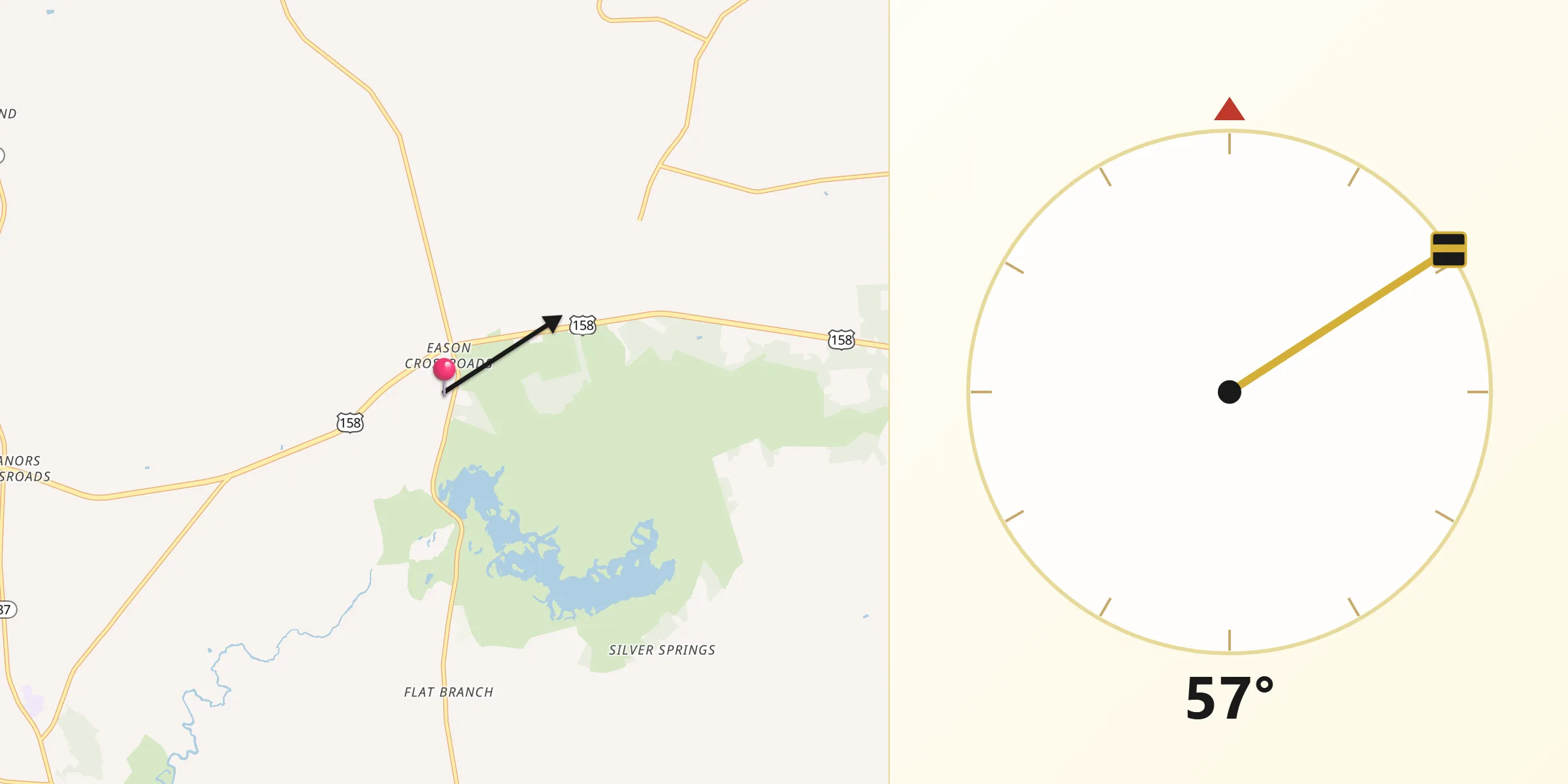 Qibla Direction from Gates