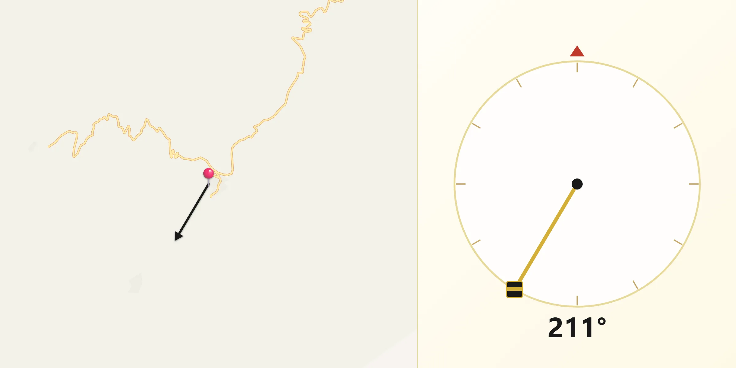 جهت قبله از سيردان