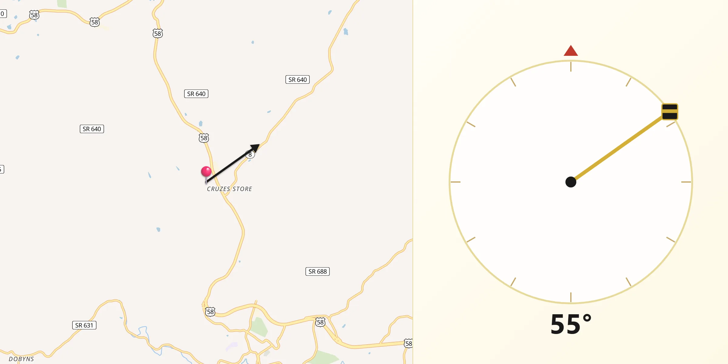 Qibla Direction from Patrick