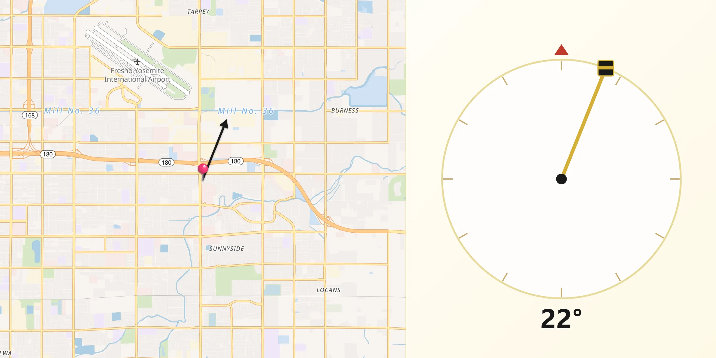 Qibla Direction from Sunnyside