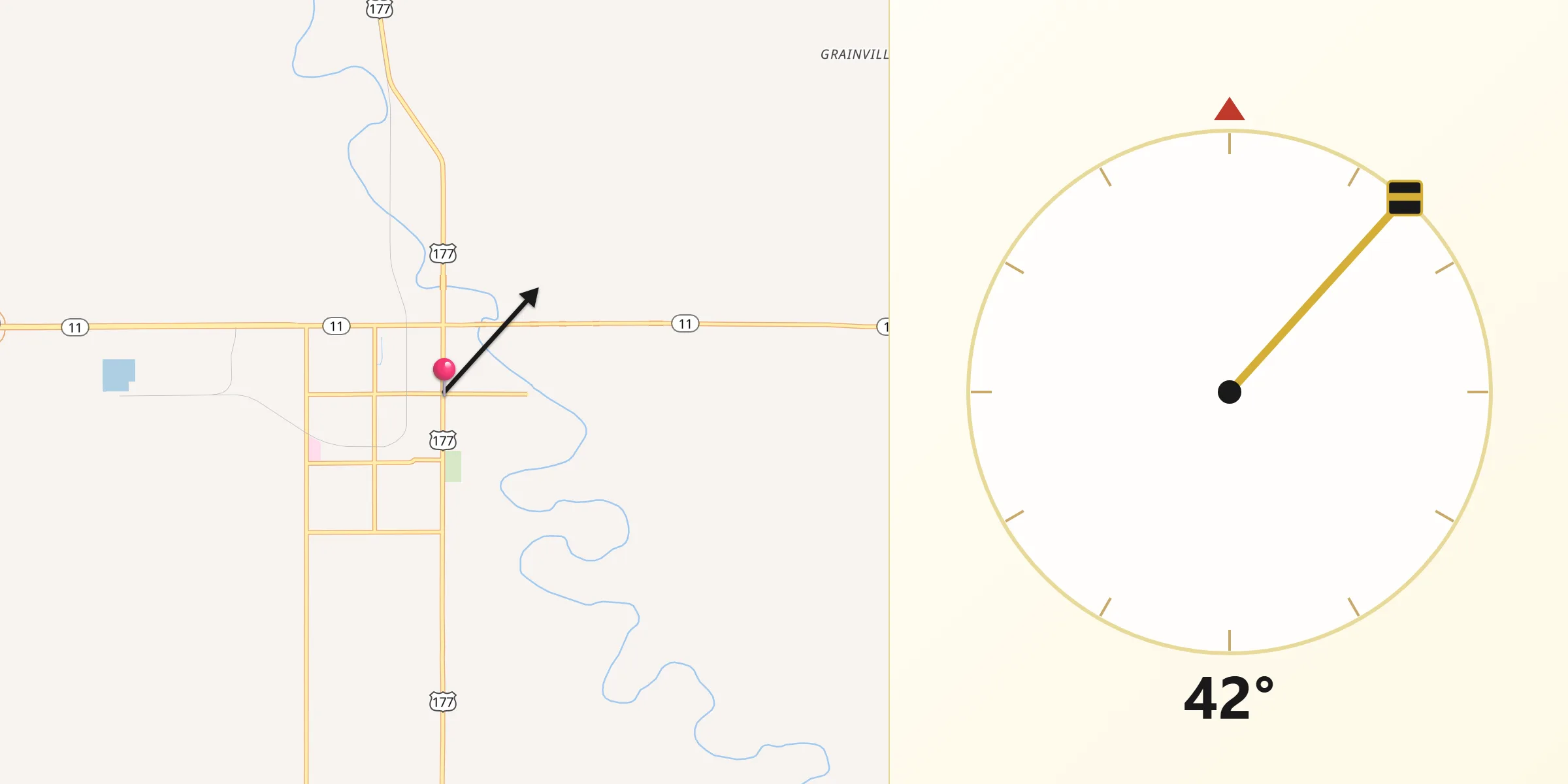 Qibla Direction from Blackwell