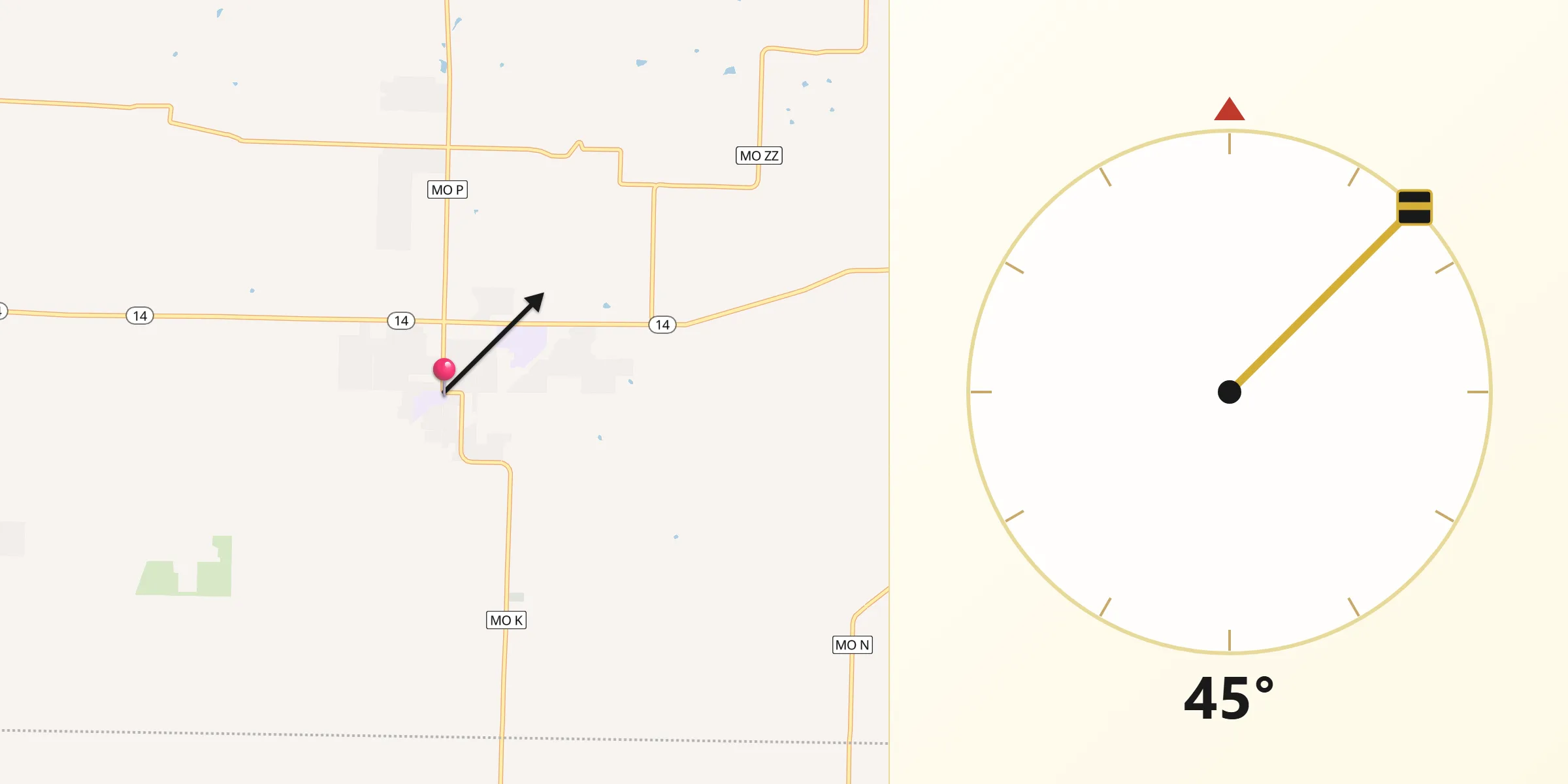Qibla Direction from Clever