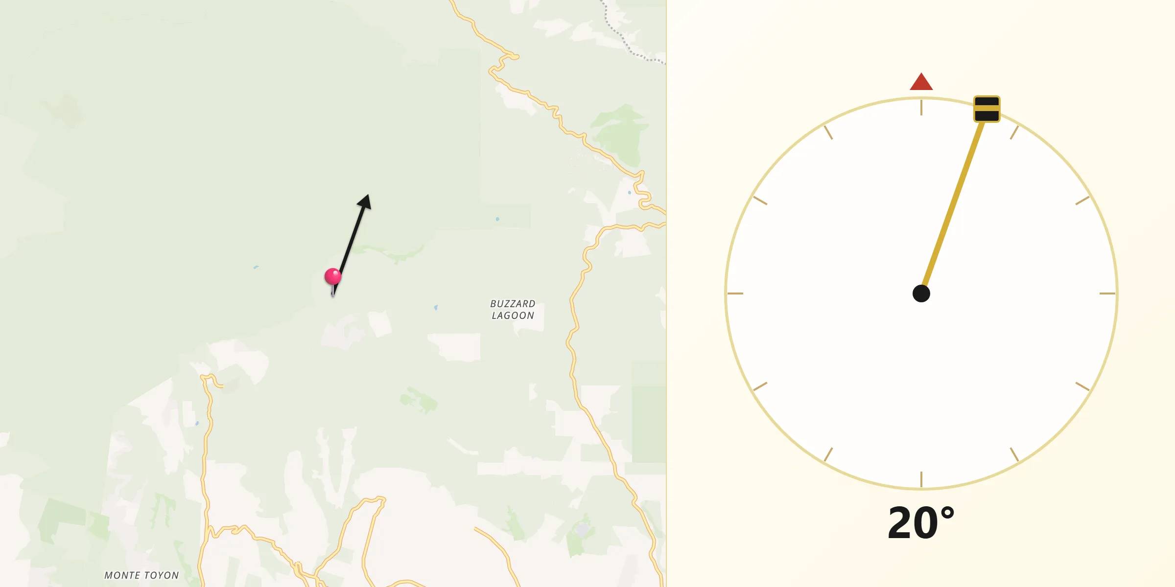 Qibla Direction from Day Valley