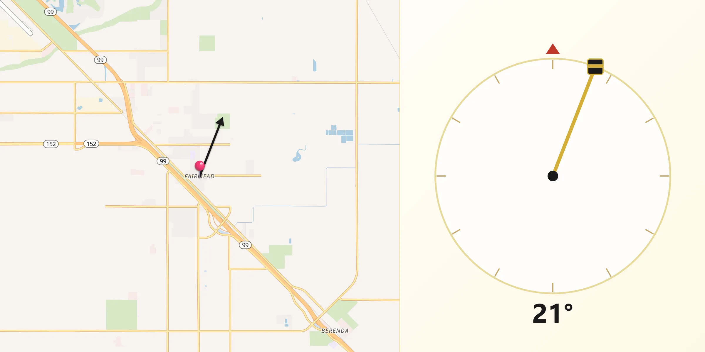 Qibla Direction from Fairmead