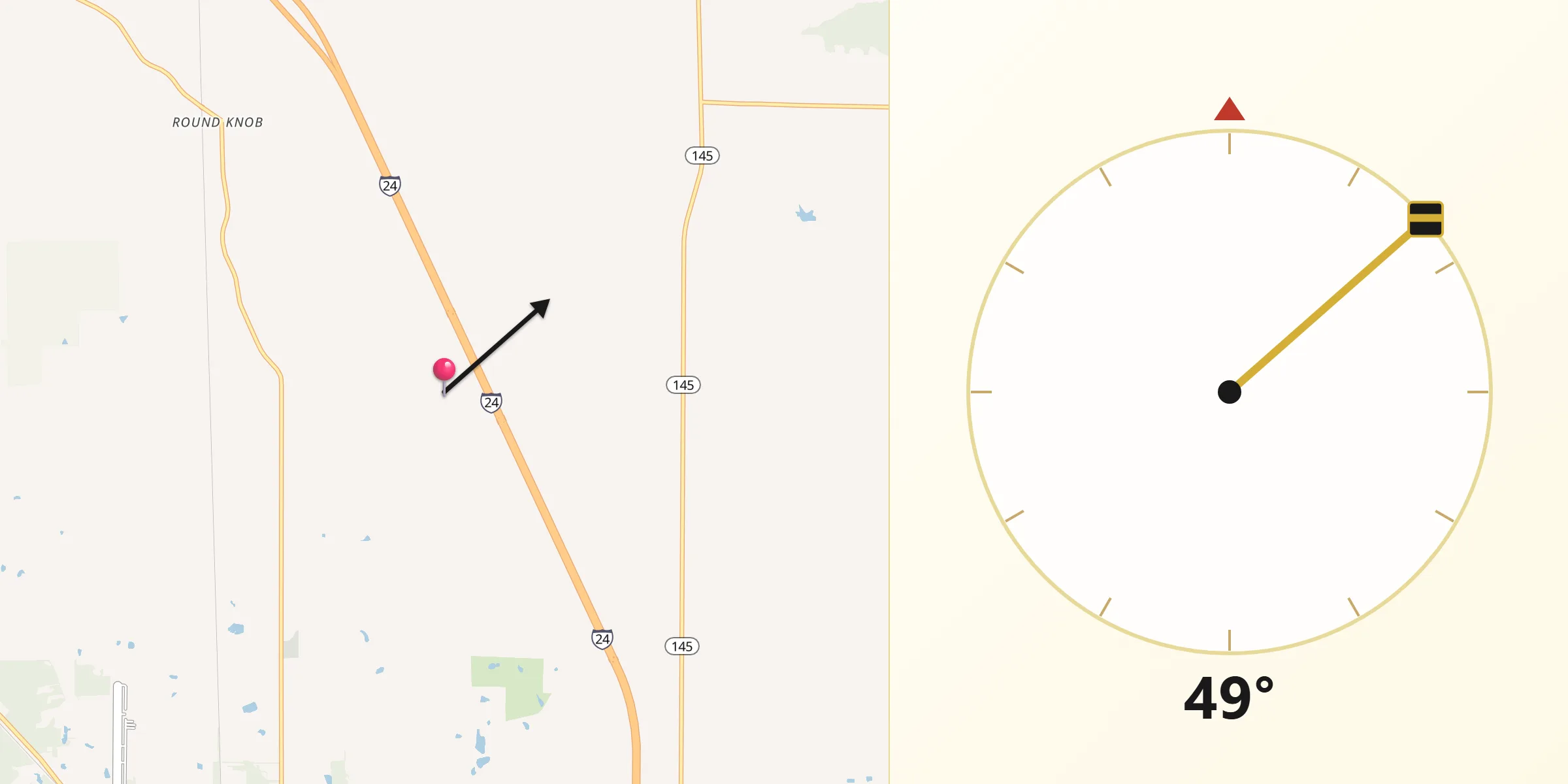 Qibla Direction from Massac