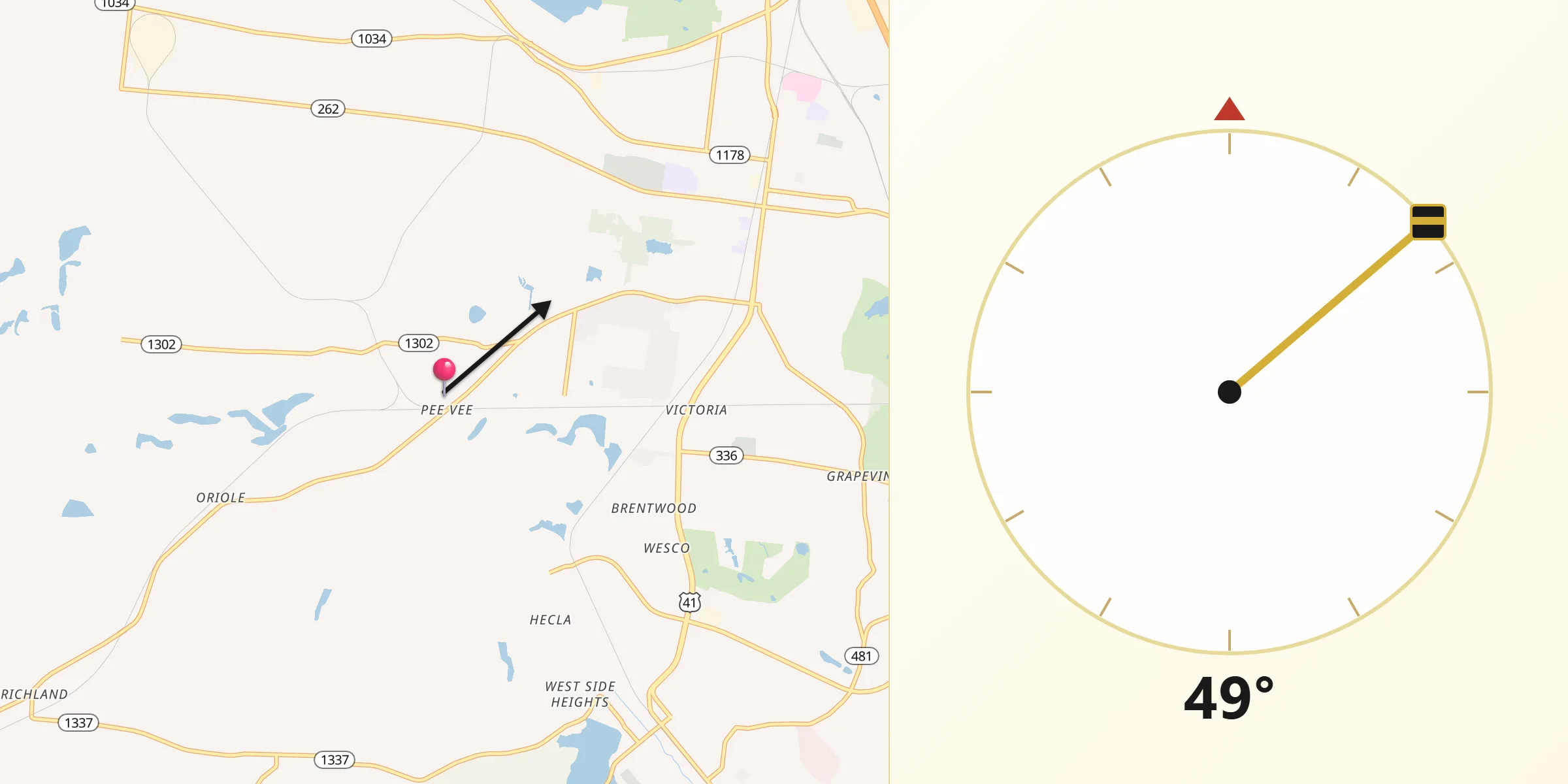 Qibla Direction from Hopkins