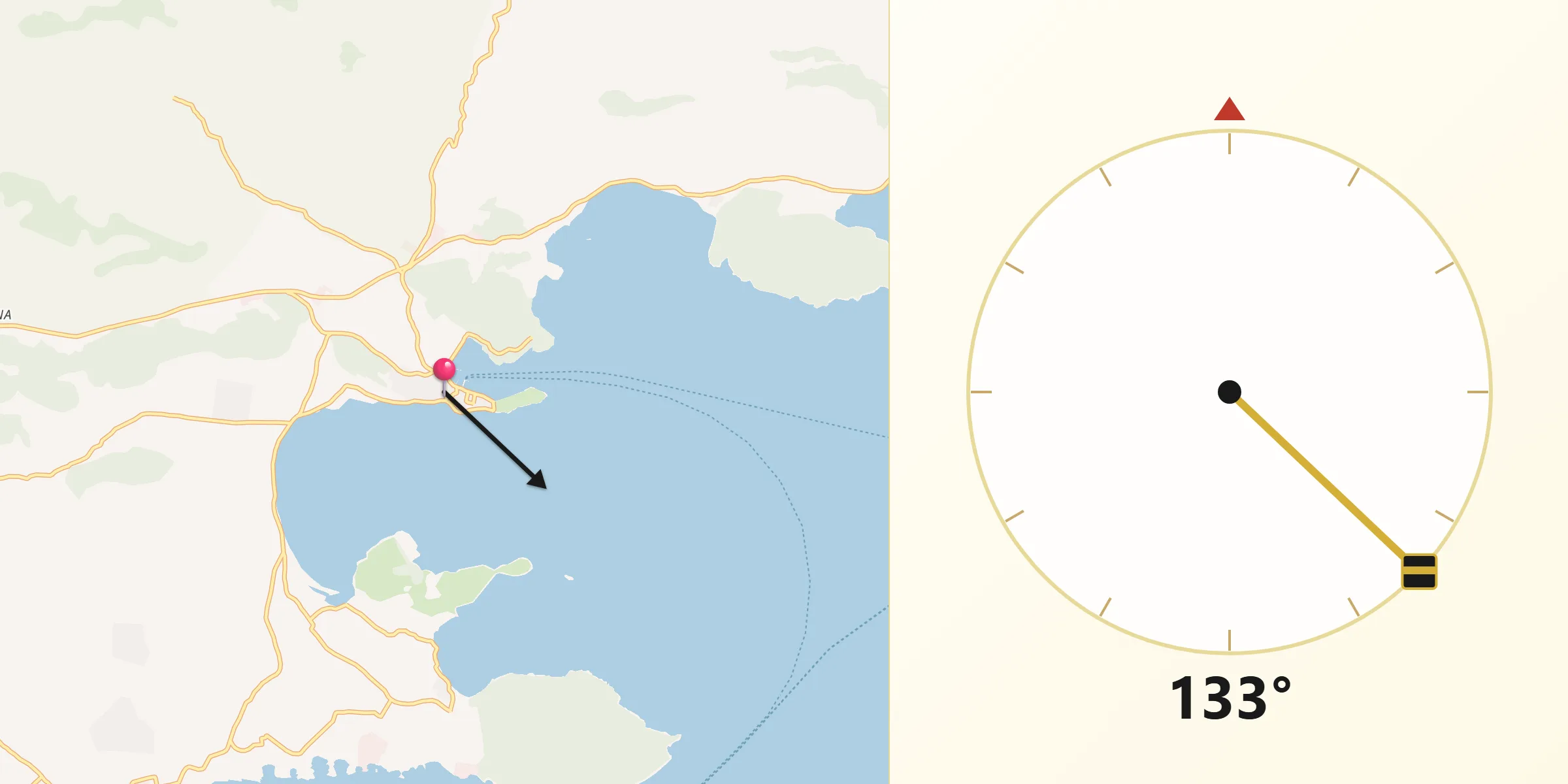 Κατεύθυνση Κίμπλα από το Ερμιόνη