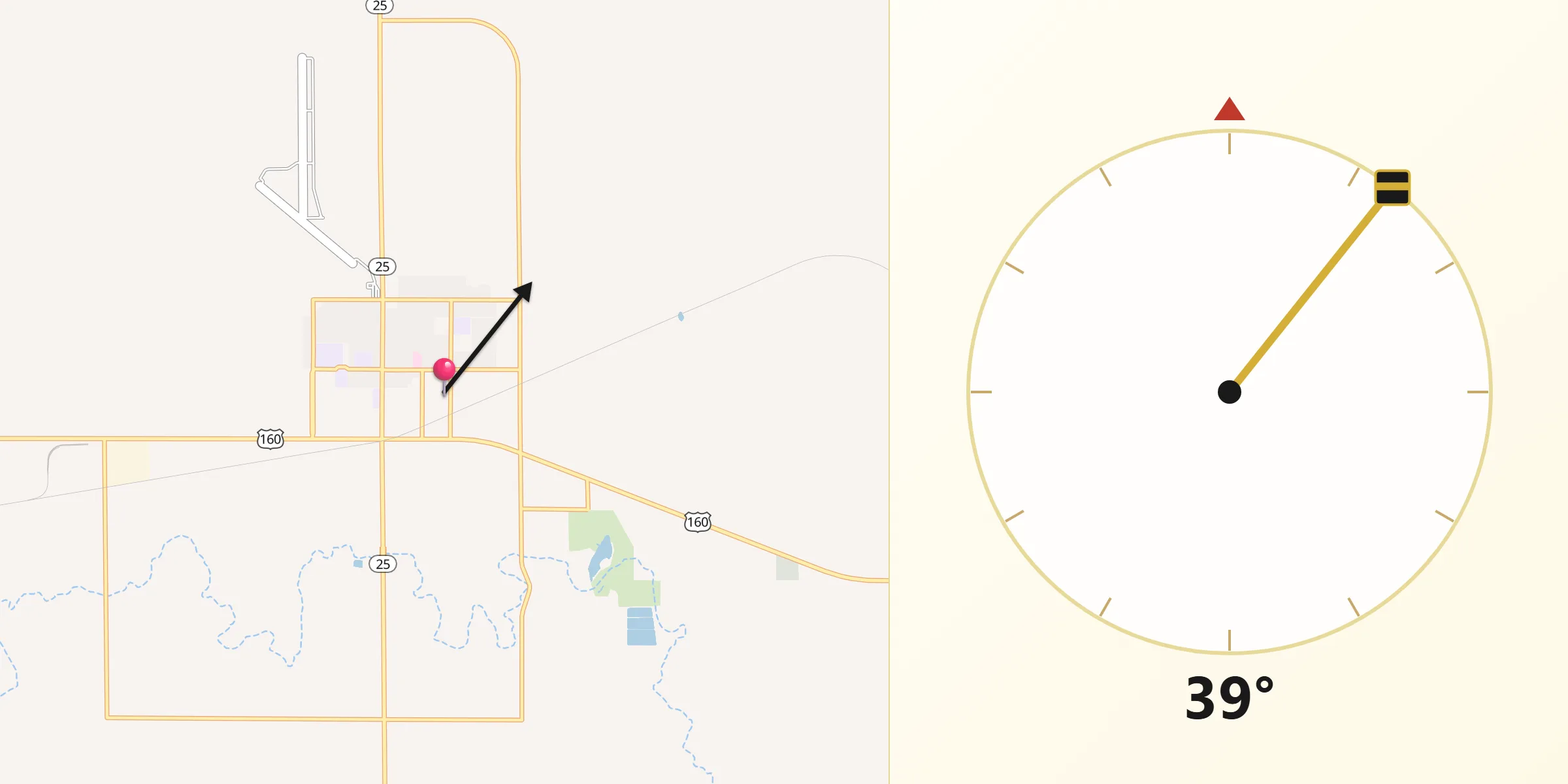 Qibla Direction from Ulysses