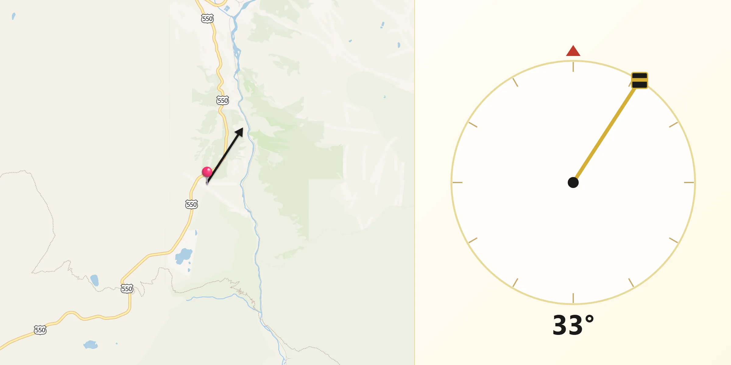 Qibla Direction from San Juan