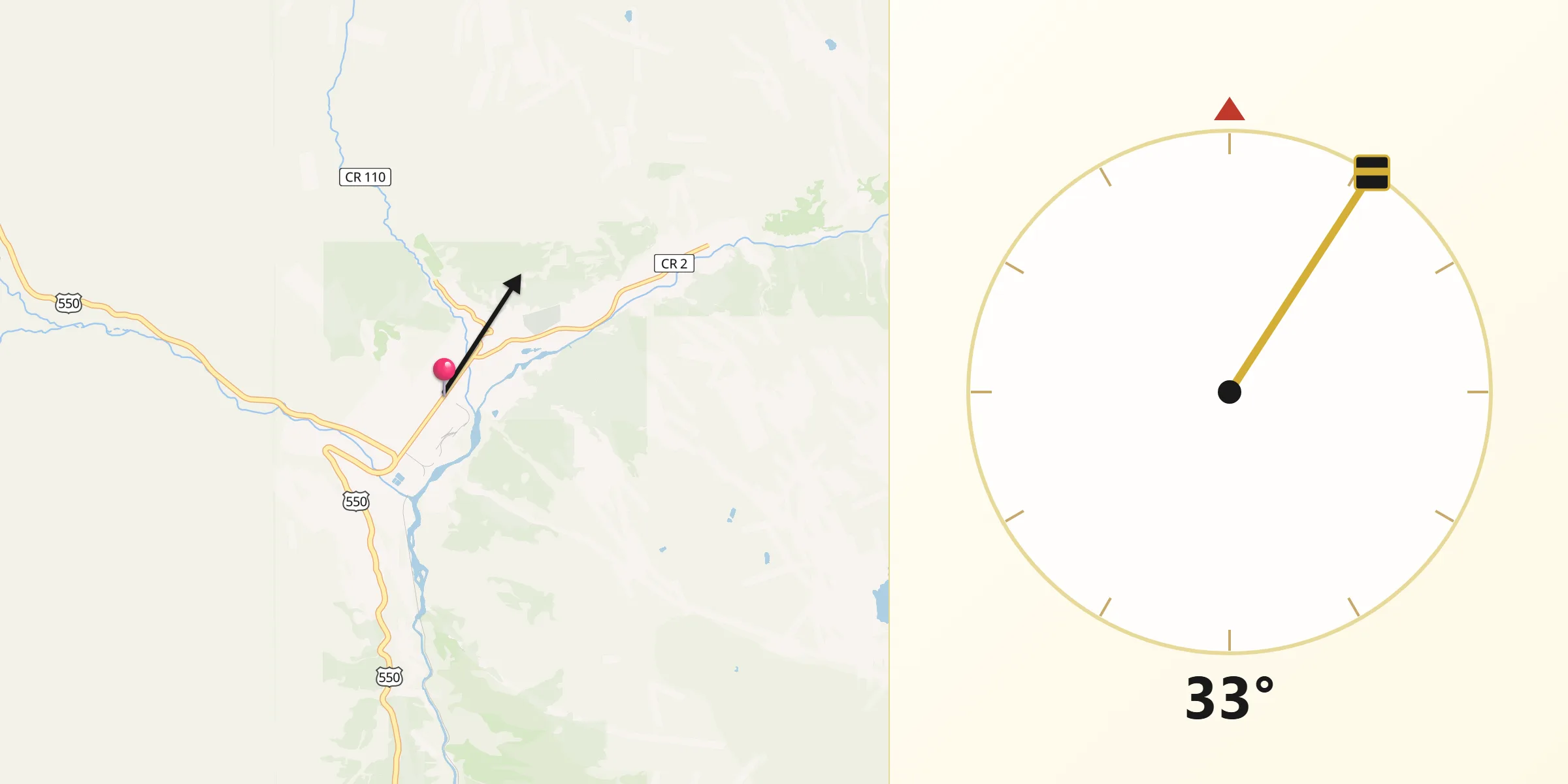 Qibla Direction from Silverton