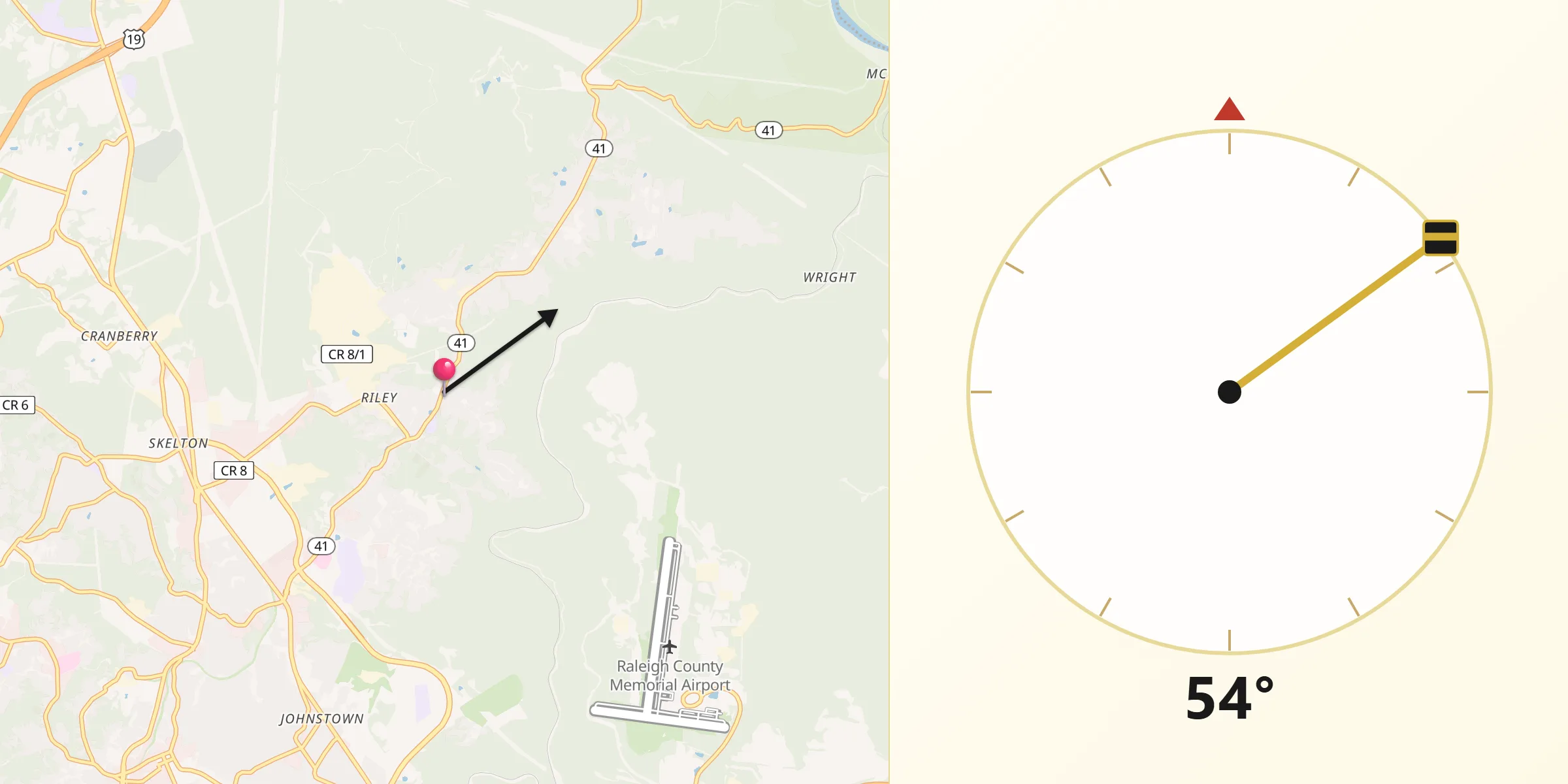 Qibla Direction from Stanaford