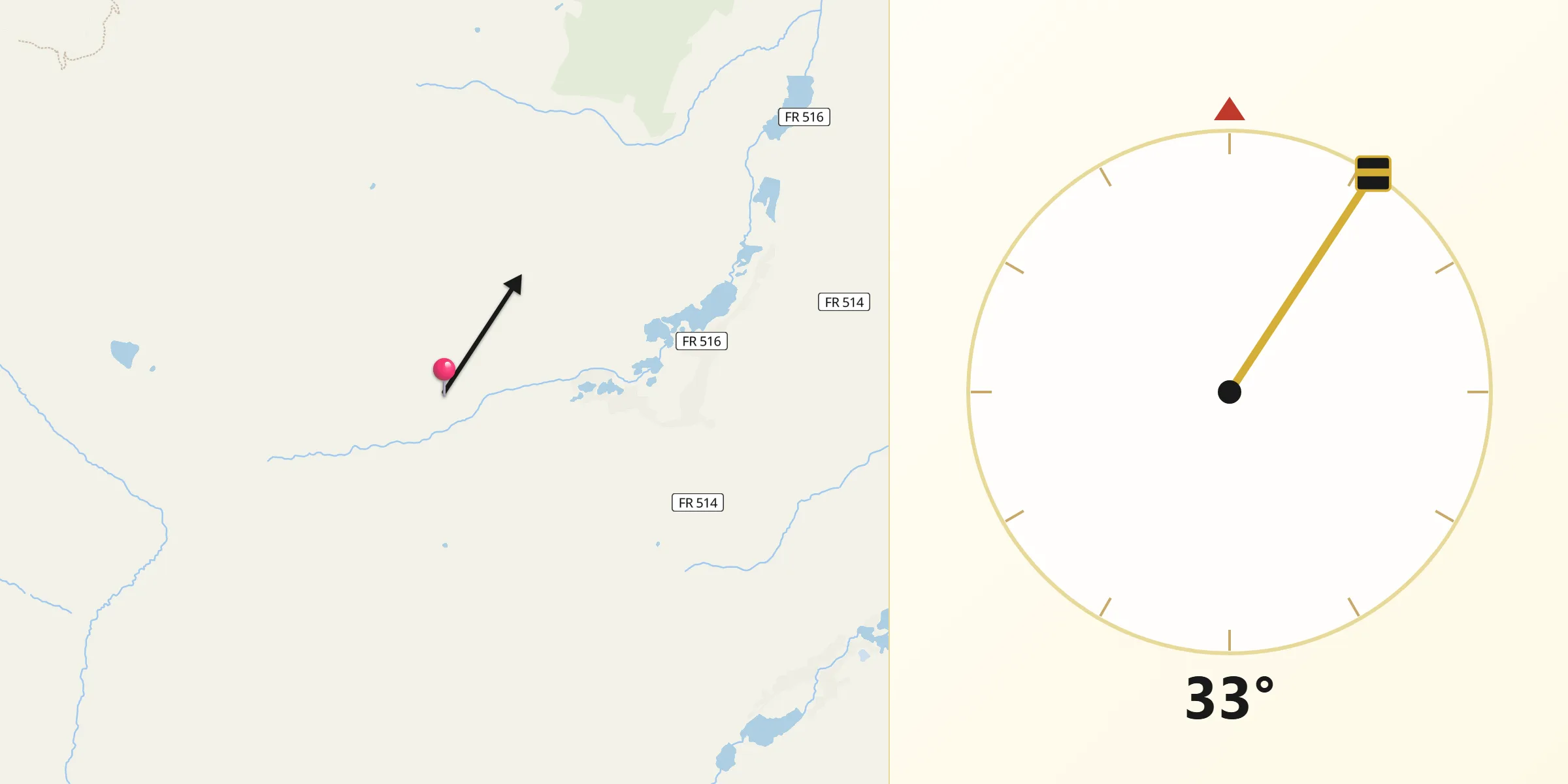 Qibla Direction from Hinsdale