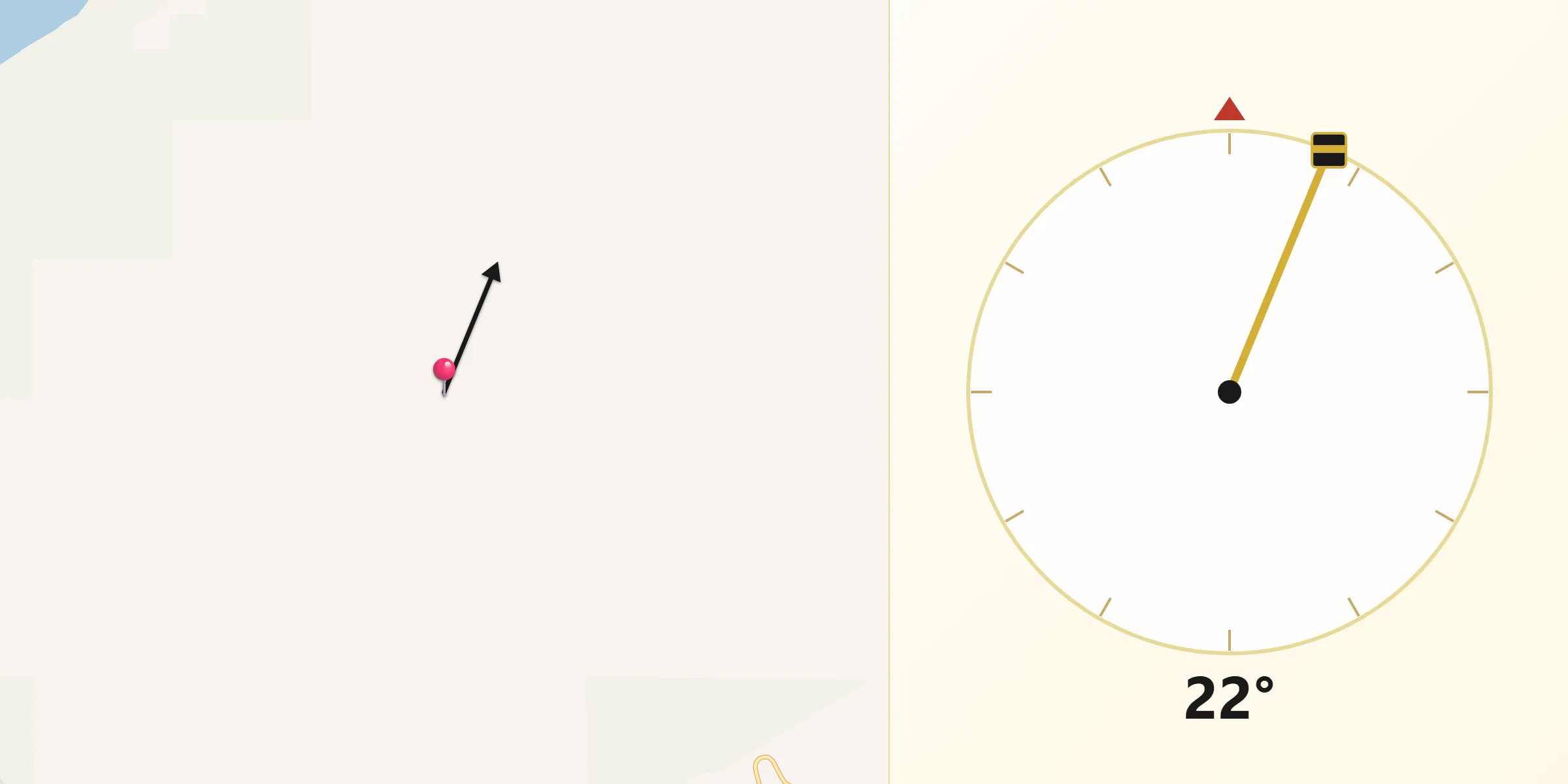 Qibla Direction from Mono