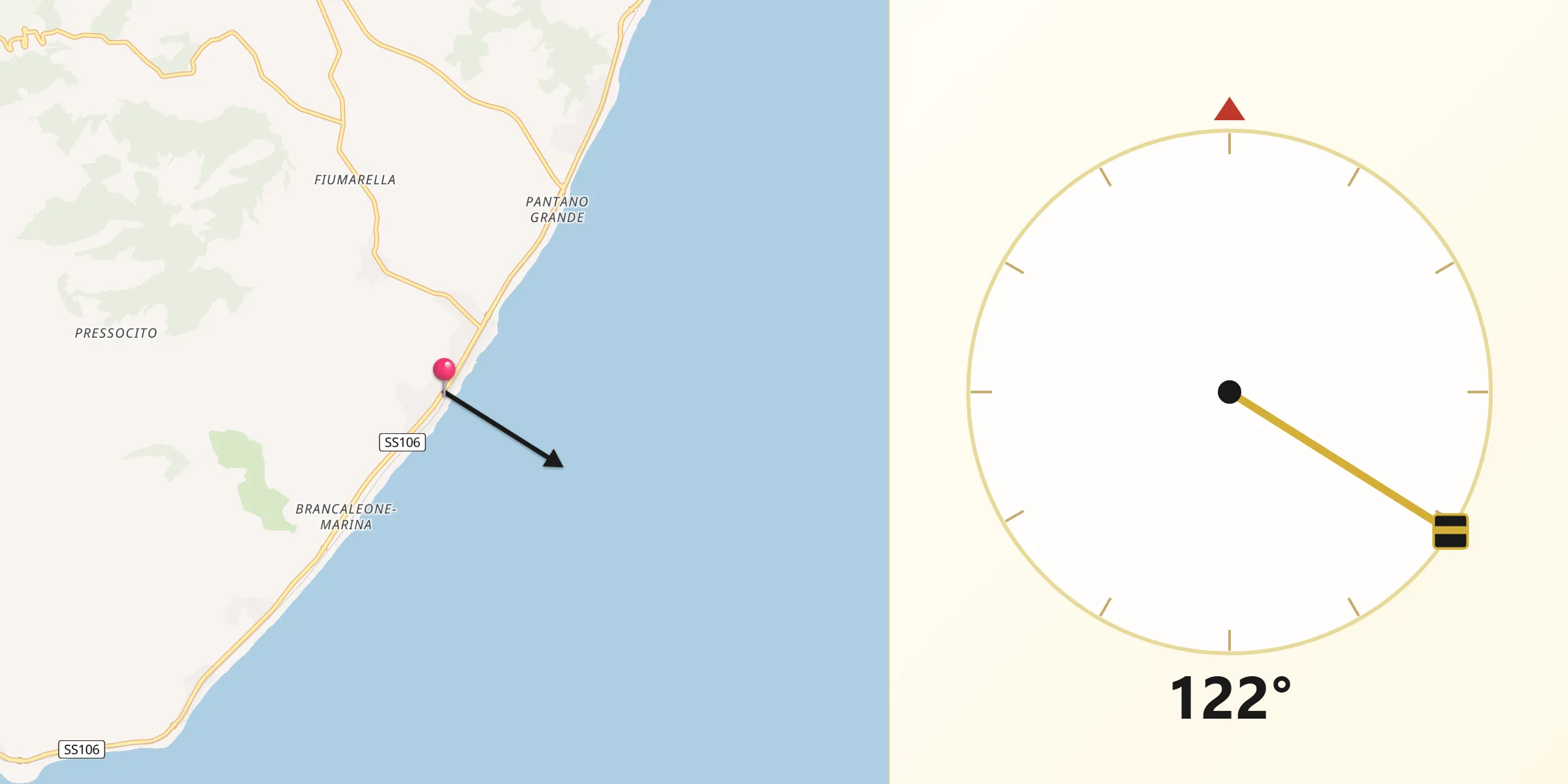 Direzione della Qibla da Weather Station