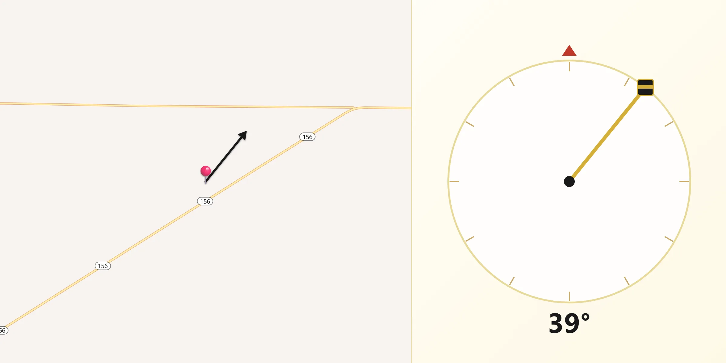Qibla Direction from Finney