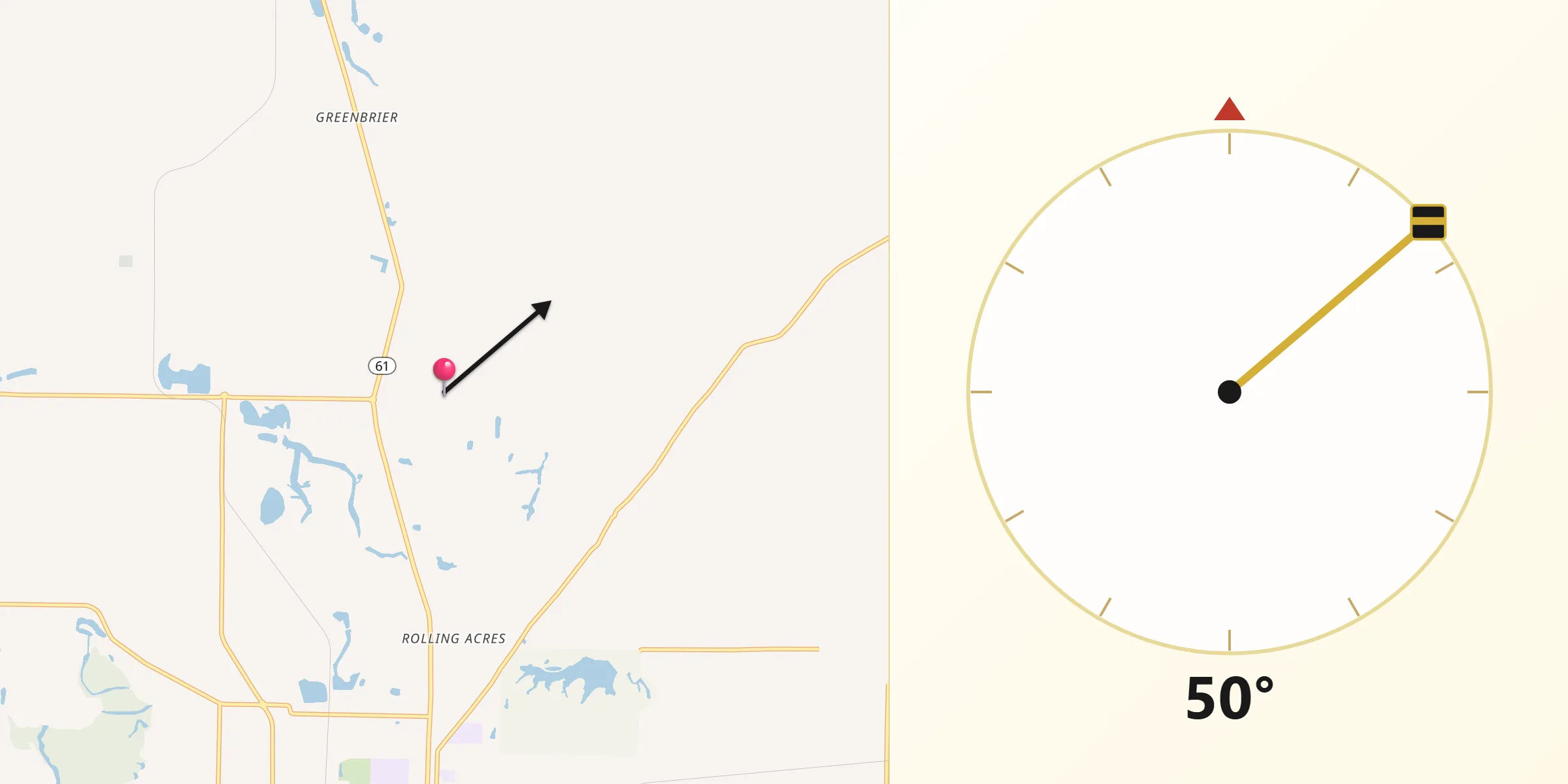 Qibla Direction from Warrick