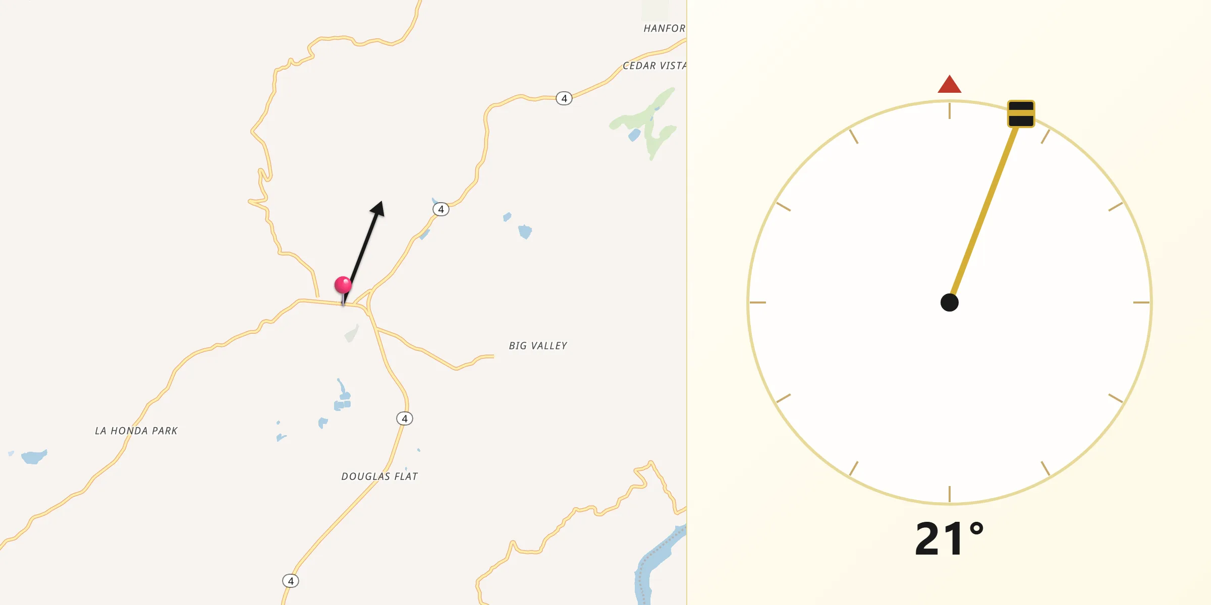 Qibla Direction from Murphys