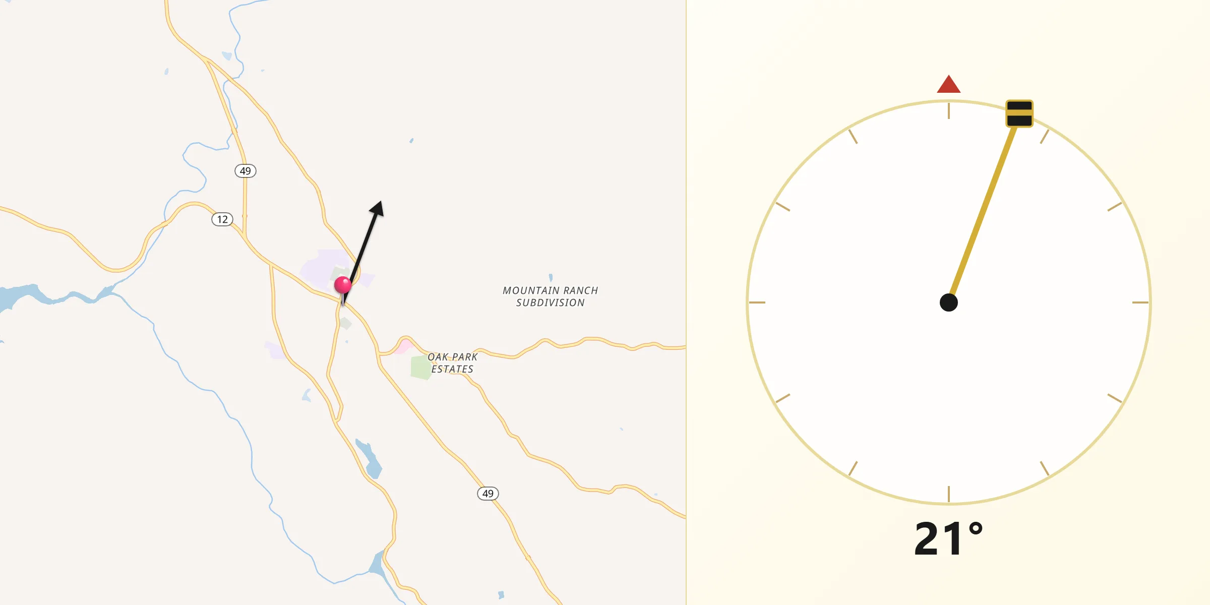 Qibla Direction from San Andreas