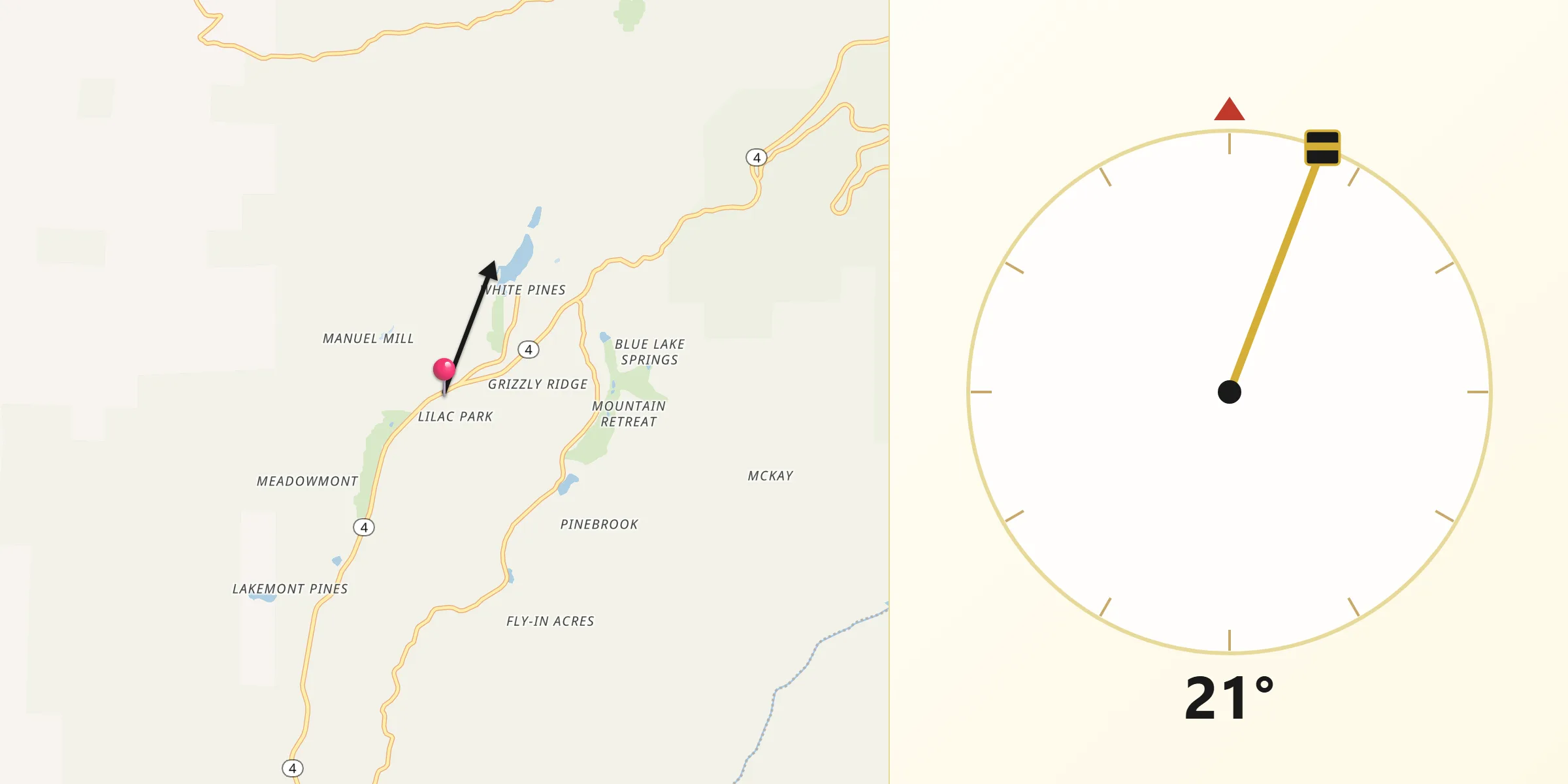 Qibla Direction from Arnold