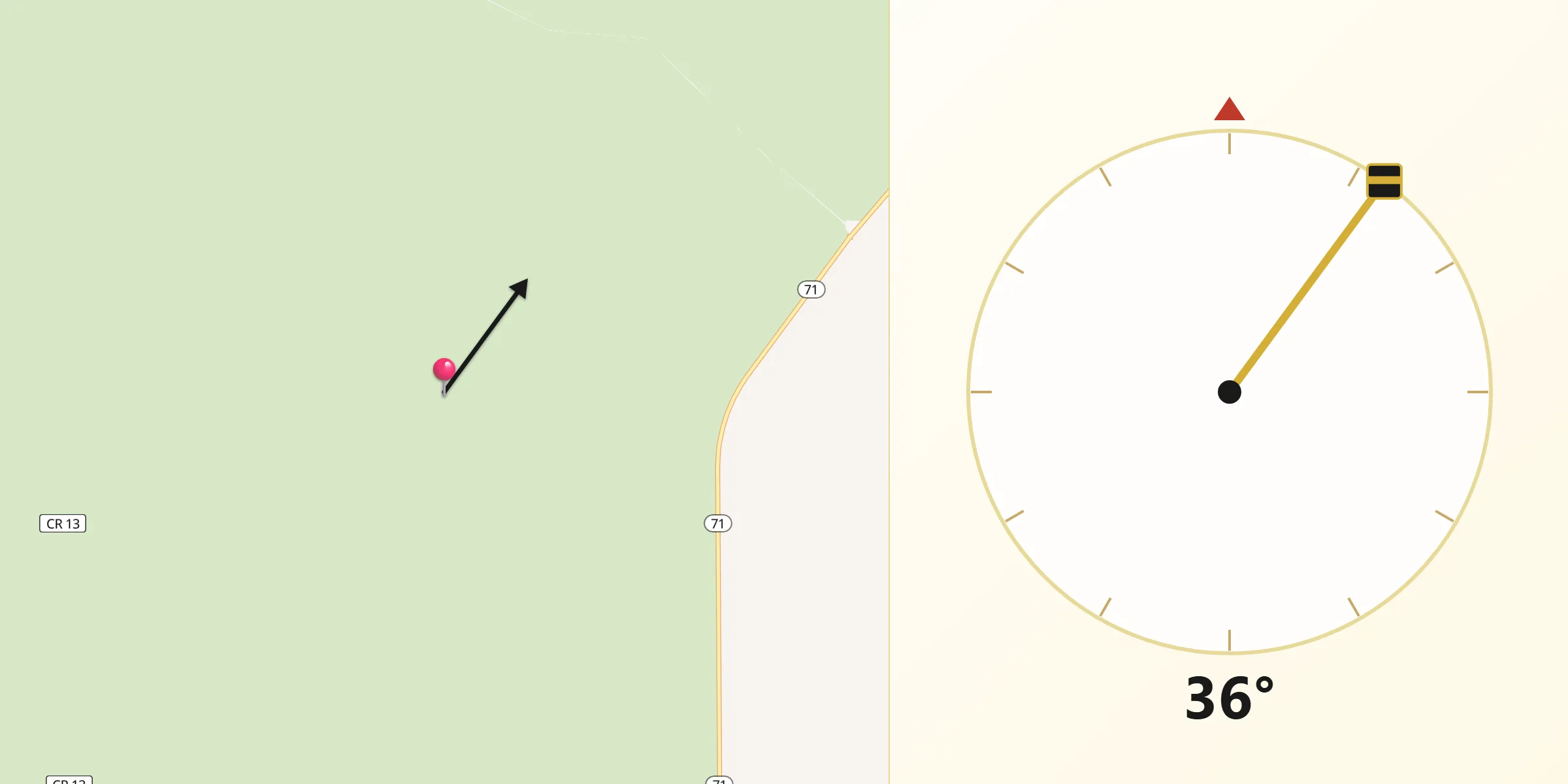 Qibla Direction from Crowley