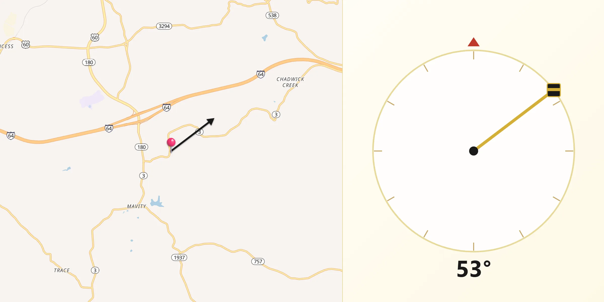 Qibla Direction from Boyd