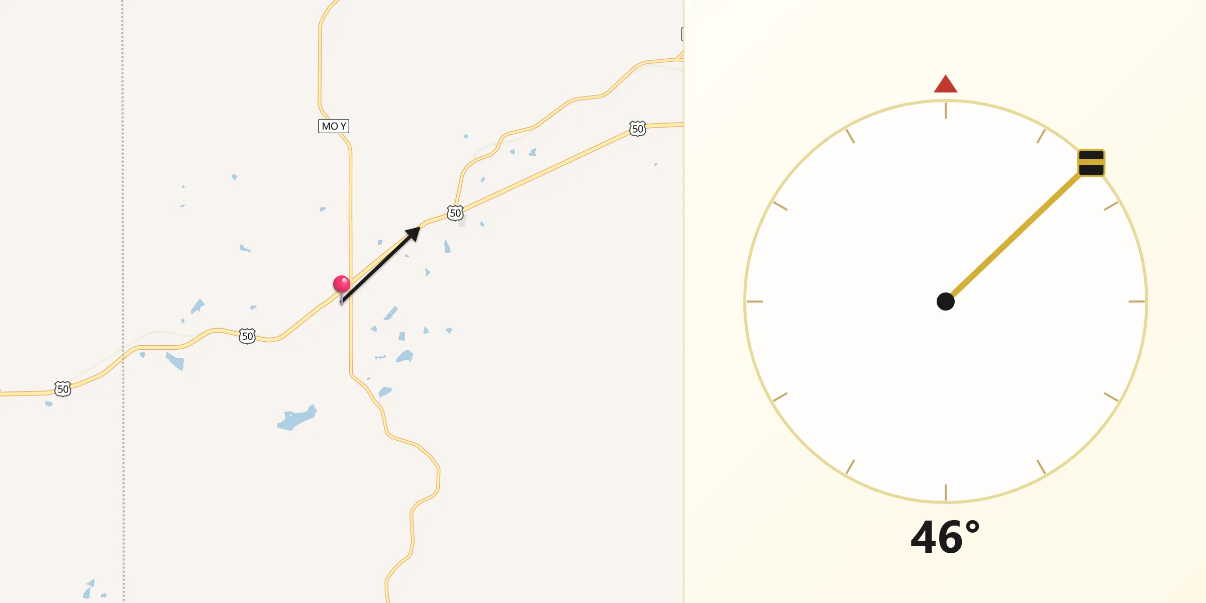 Qibla Direction from Gerald