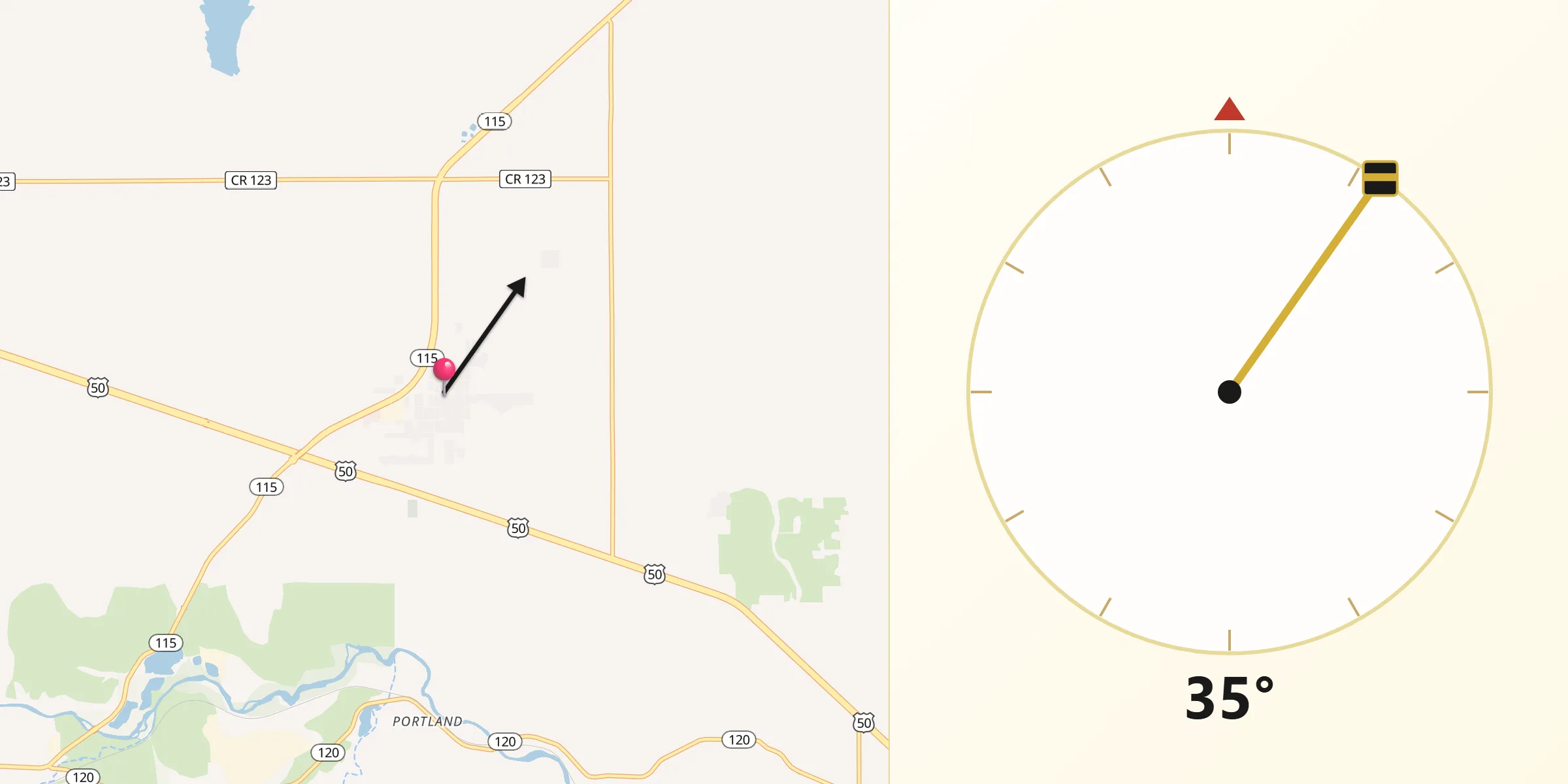 Qibla Direction from Penrose