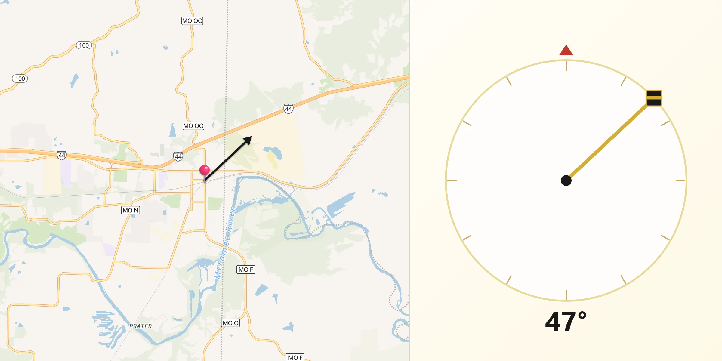 Qibla Direction from Pacific
