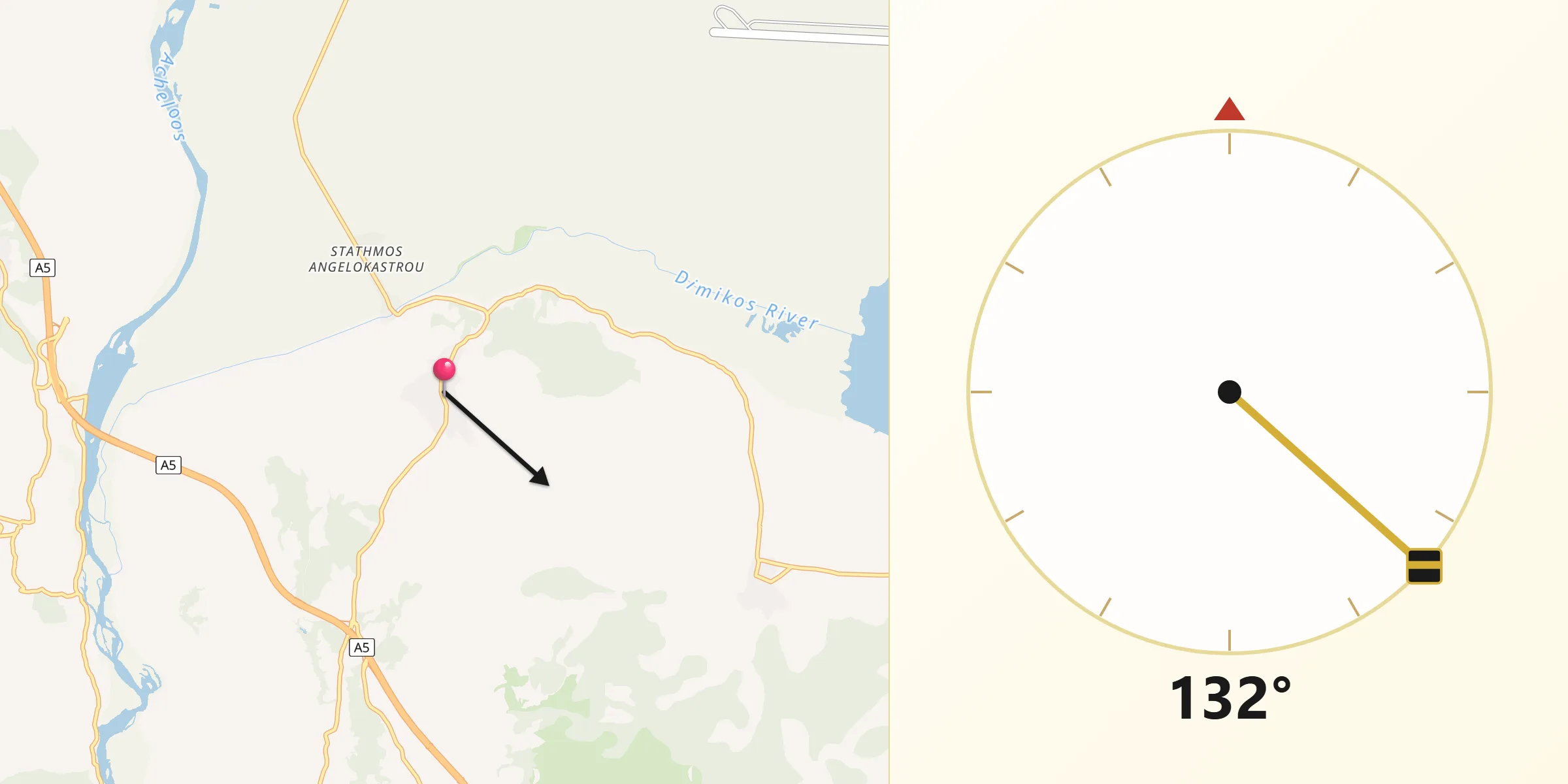 Κατεύθυνση Κίμπλα από το Αγγελόκαστρο