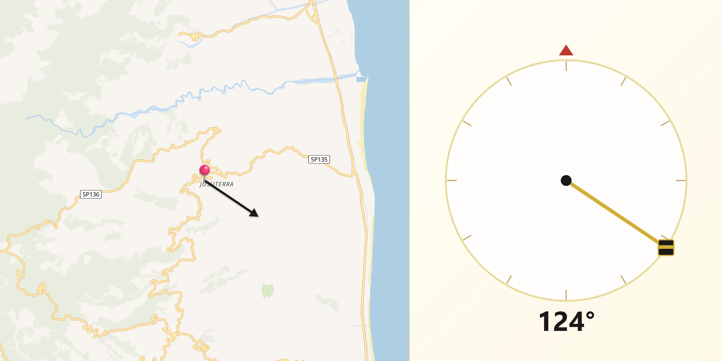 Direzione della Qibla da Badolato