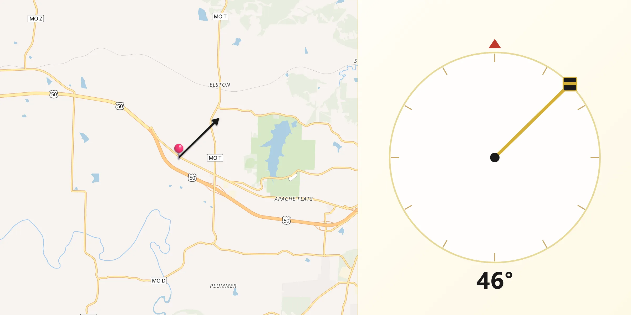 Qibla Direction from Saint Martins