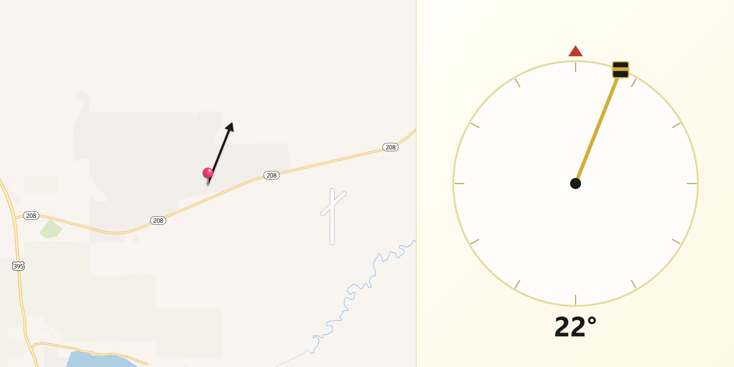 Qibla Direction from Topaz Ranch Estates