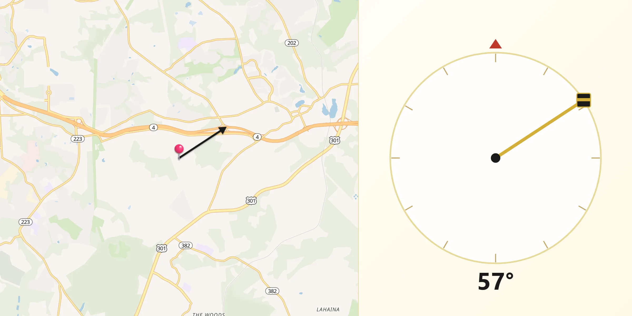 Qibla Direction from Queenland