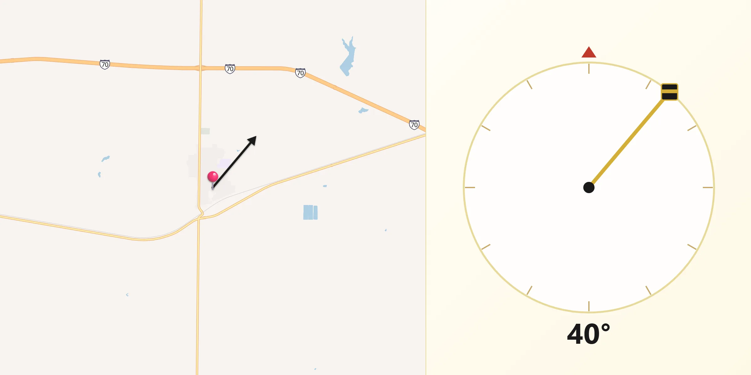 Qibla Direction from Victoria