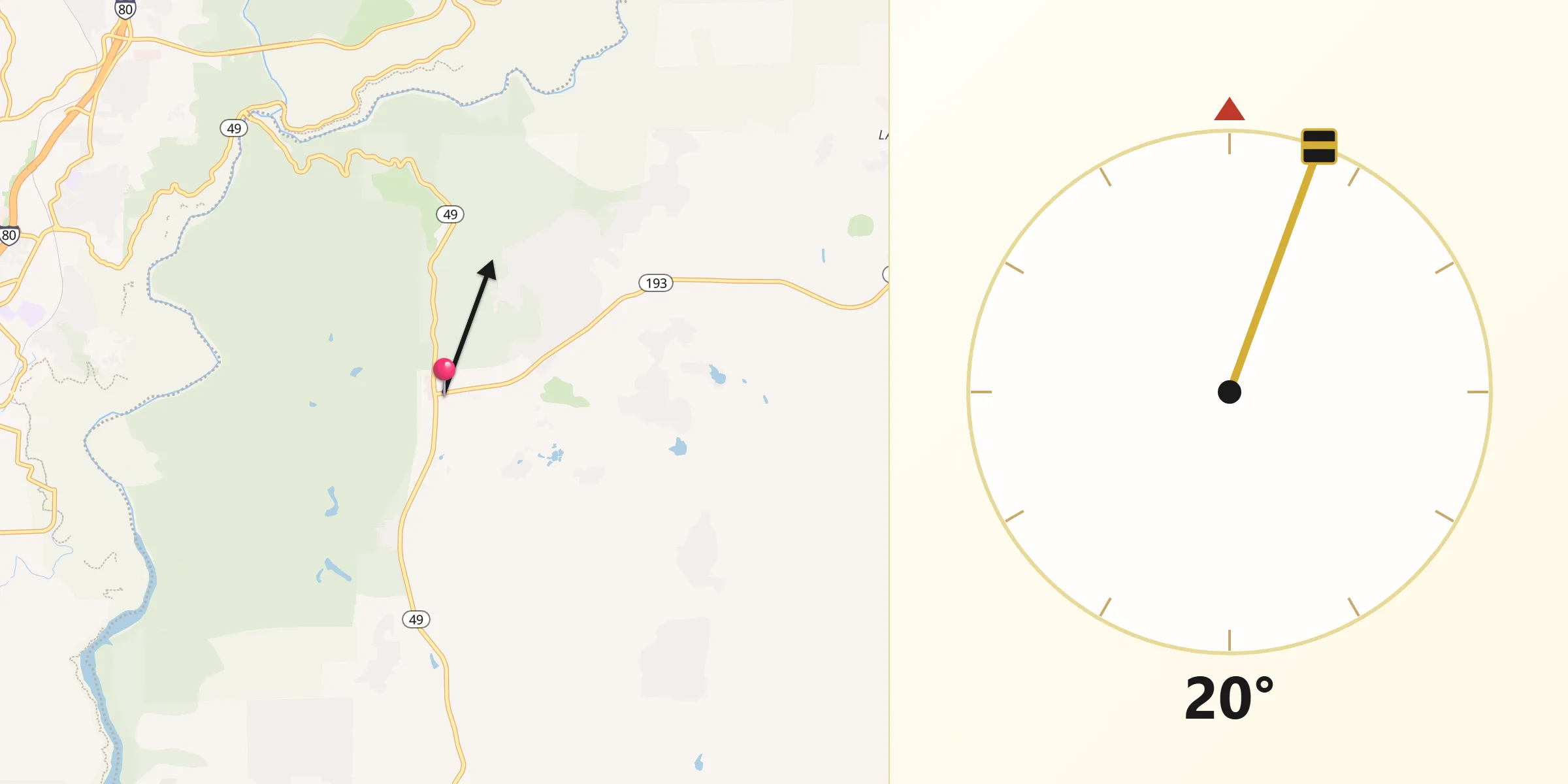 Qibla Direction from Cool