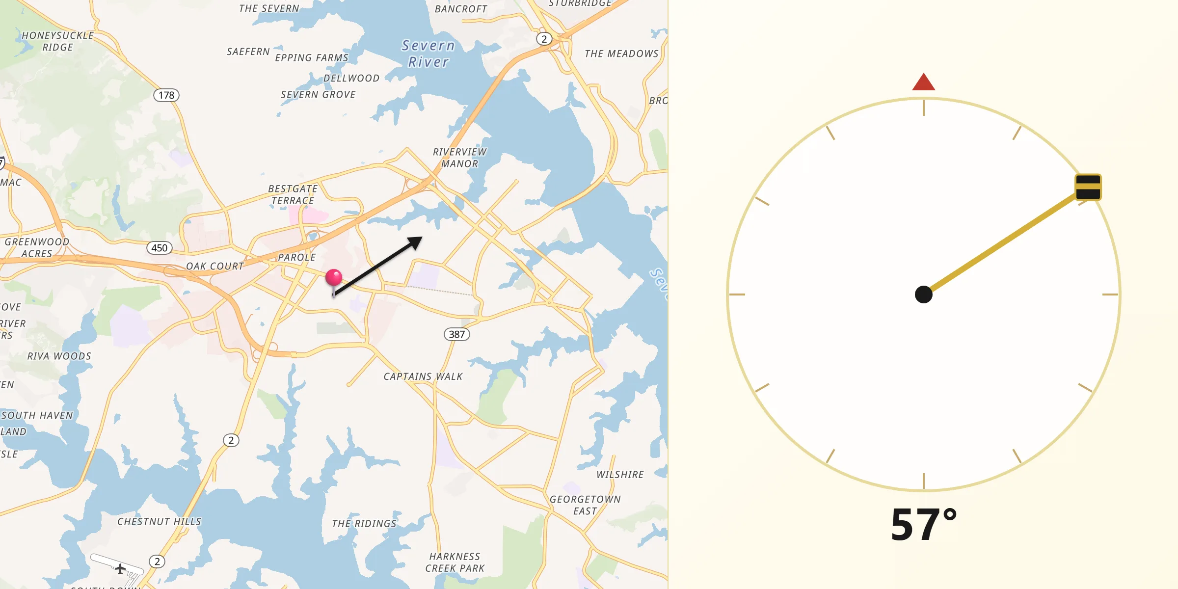 Qibla Direction from Parole