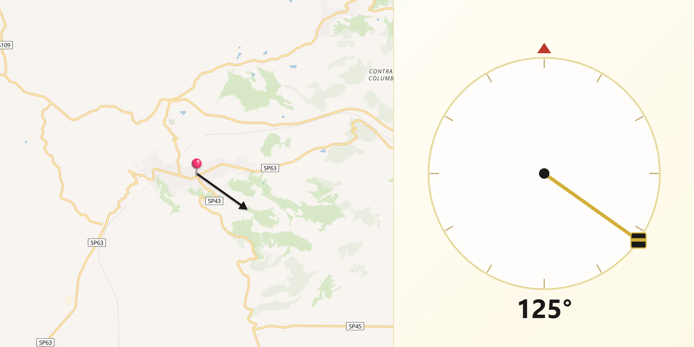 Direzione della Qibla da Cutro