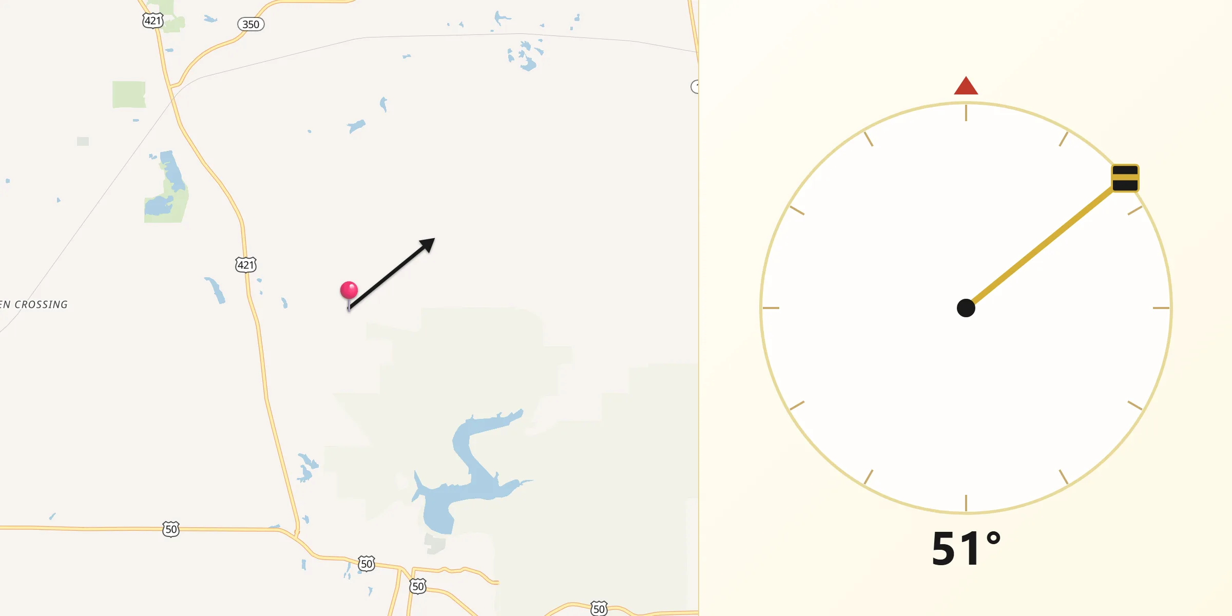 Qibla Direction from Ripley