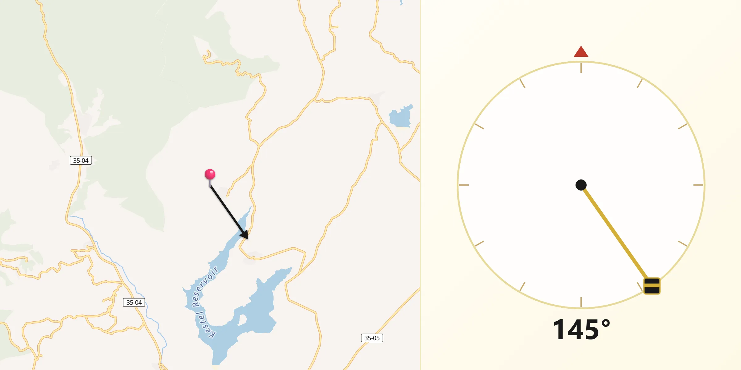 Qibla Direction from Bergama